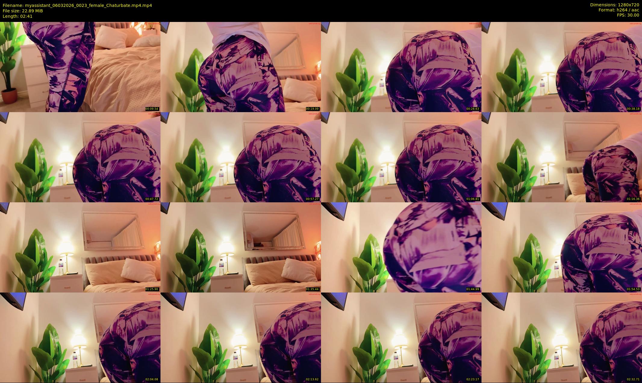 myassistant — 3 minute Chaturbate female cam show recording, 720p, Mar 6, 2026