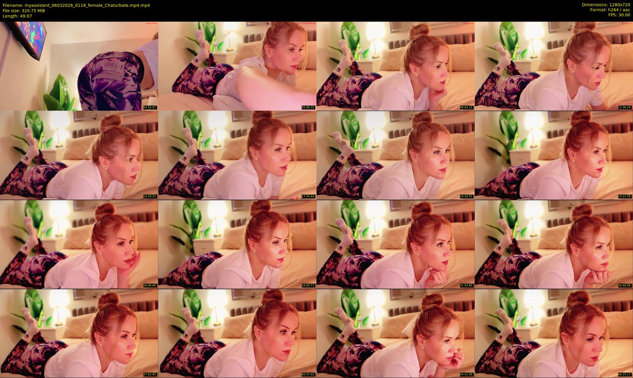 myassistant — 50 minute Chaturbate female cam show recording, 720p, Mar 6, 2026