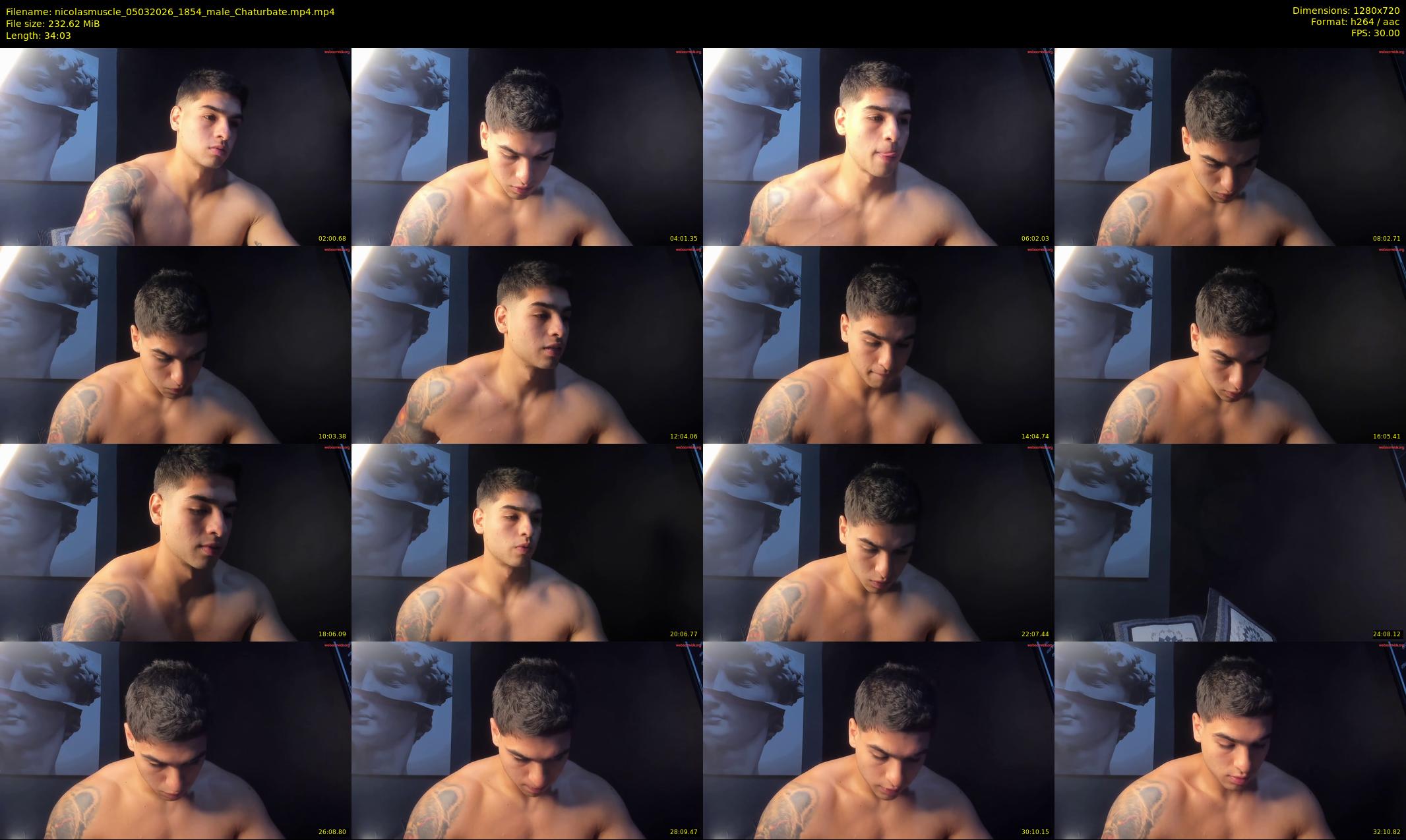 nicolasmuscle — 35 minute Chaturbate male cam show recording, 720p, Mar 5, 2026