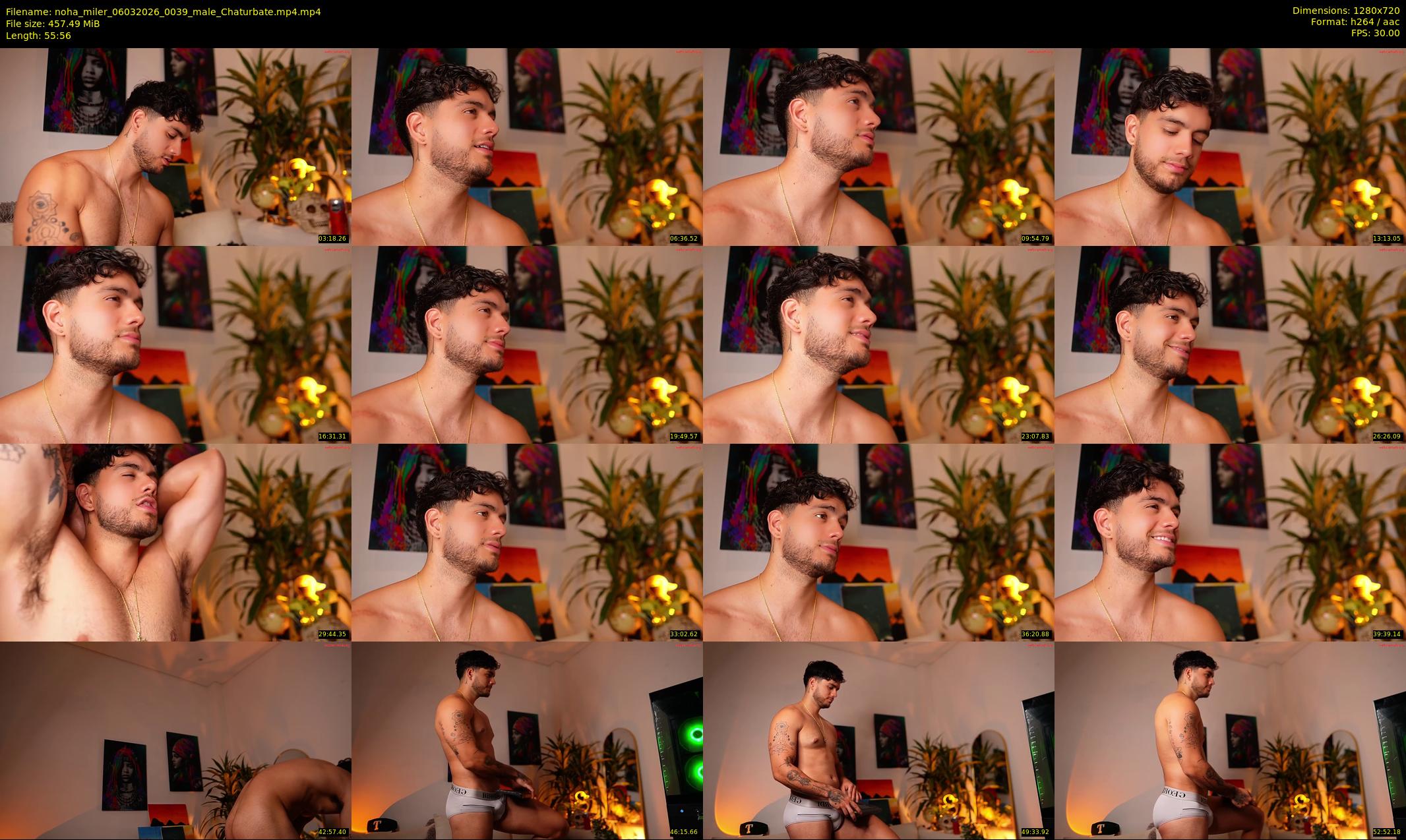 noha_miler — 56 minute Chaturbate male cam show recording, 720p, Mar 6, 2026