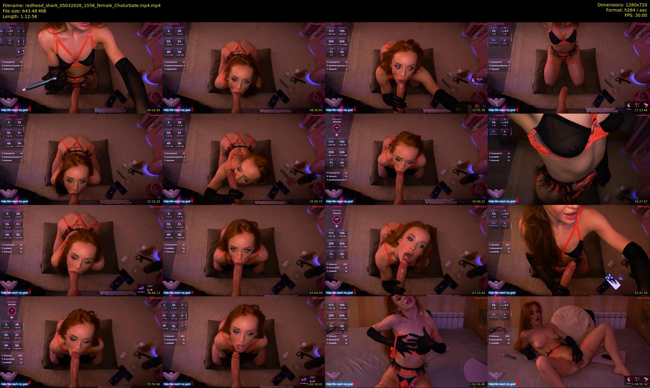 redhead_shark — 73 minute Chaturbate female cam show recording, 720p, Mar 5, 2026