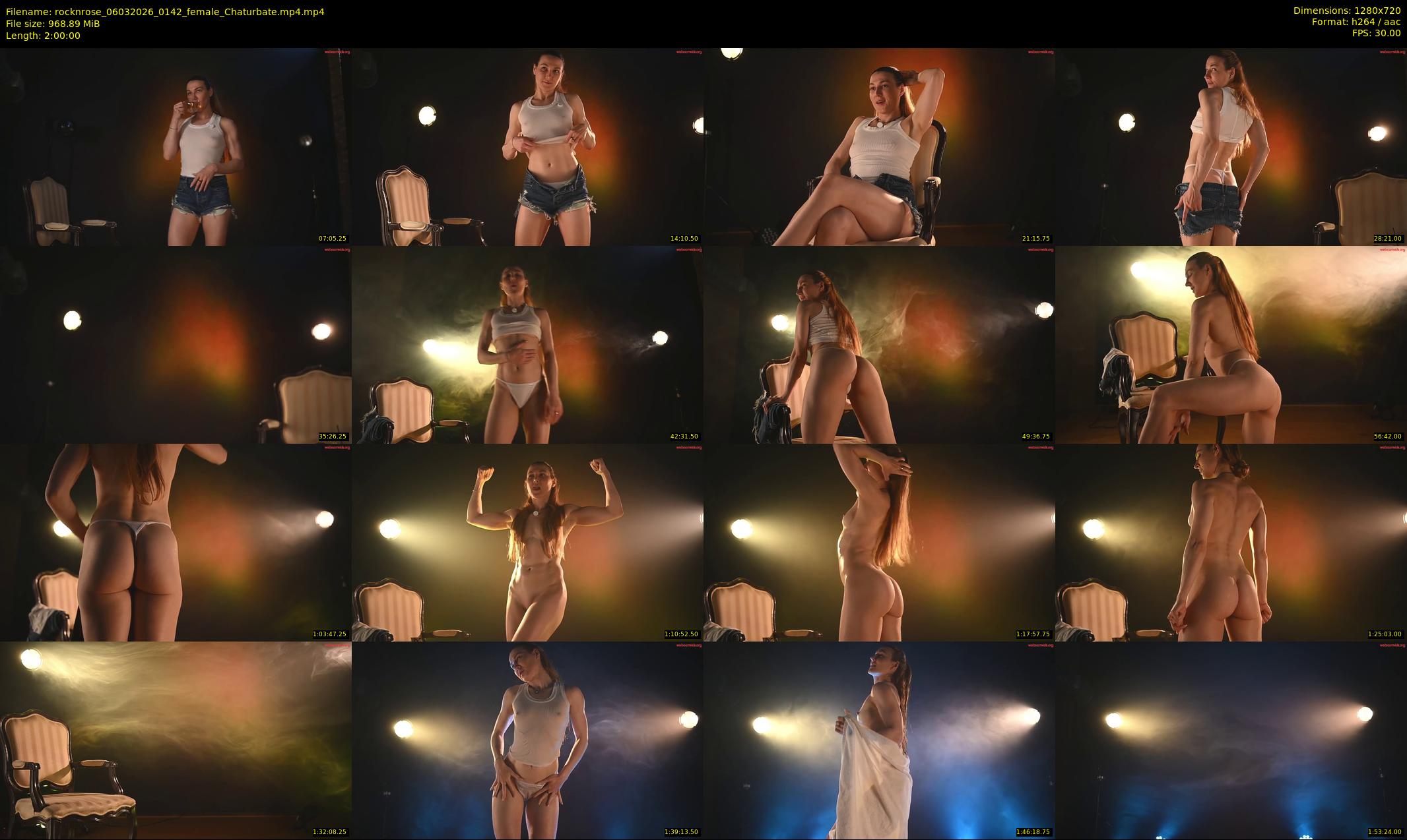 rocknrose — 120 minute Chaturbate female cam show recording, 720p, Mar 6, 2026