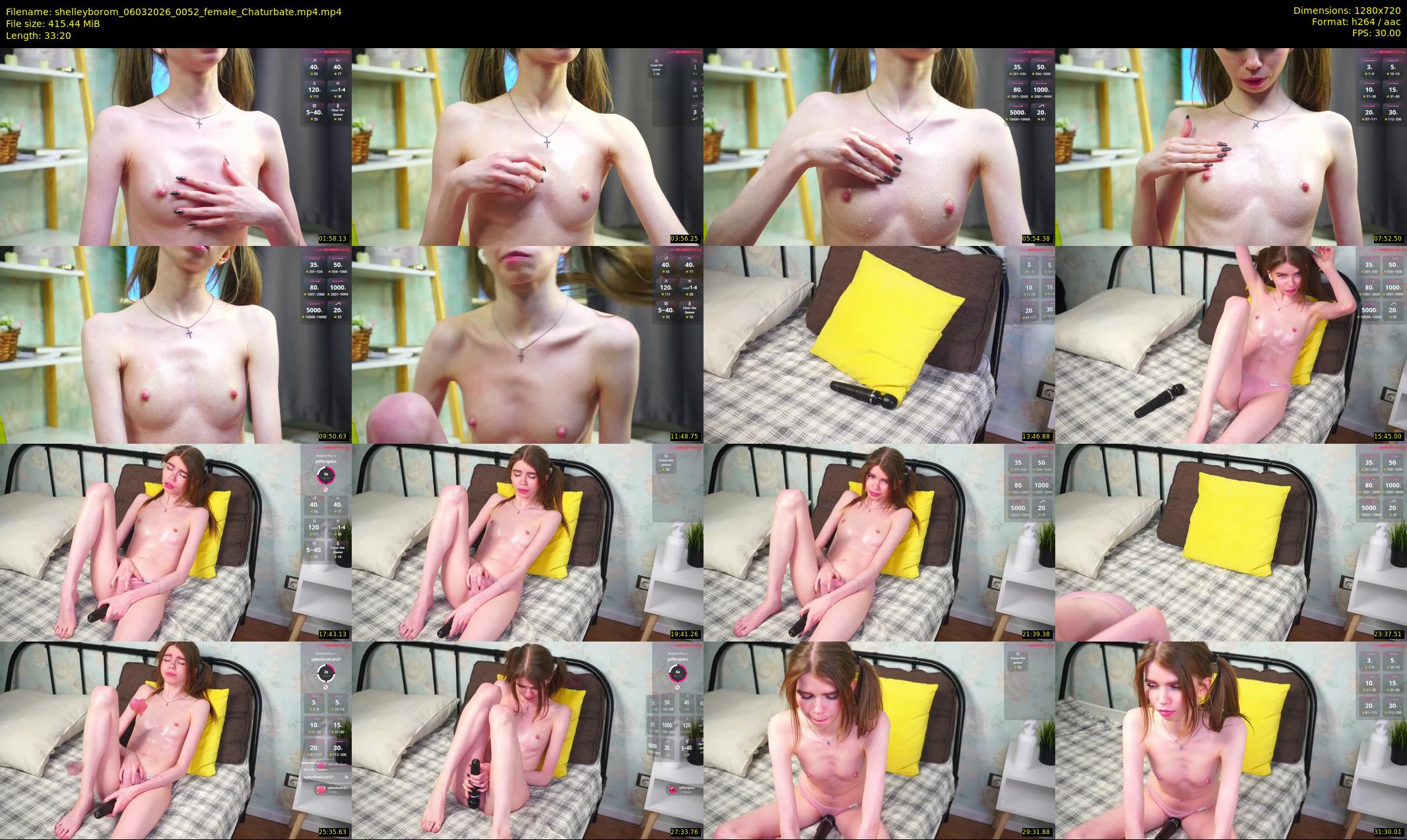 shelleyborom — 34 minute Chaturbate female cam show recording, 720p, Mar 6, 2026
