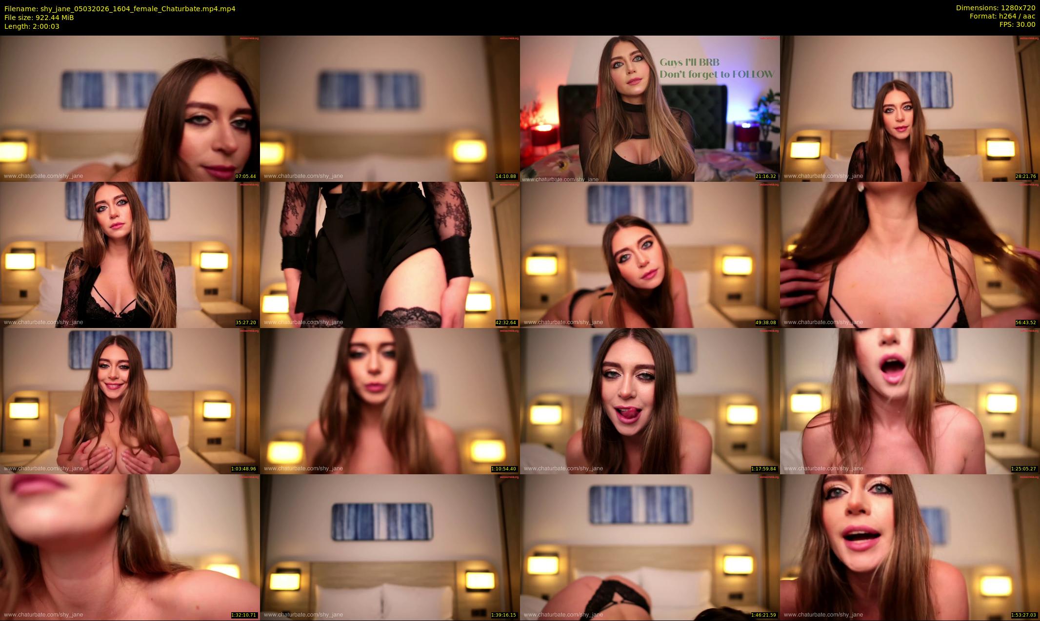 shy_jane — 121 minute Chaturbate female cam show recording, 720p, Mar 5, 2026