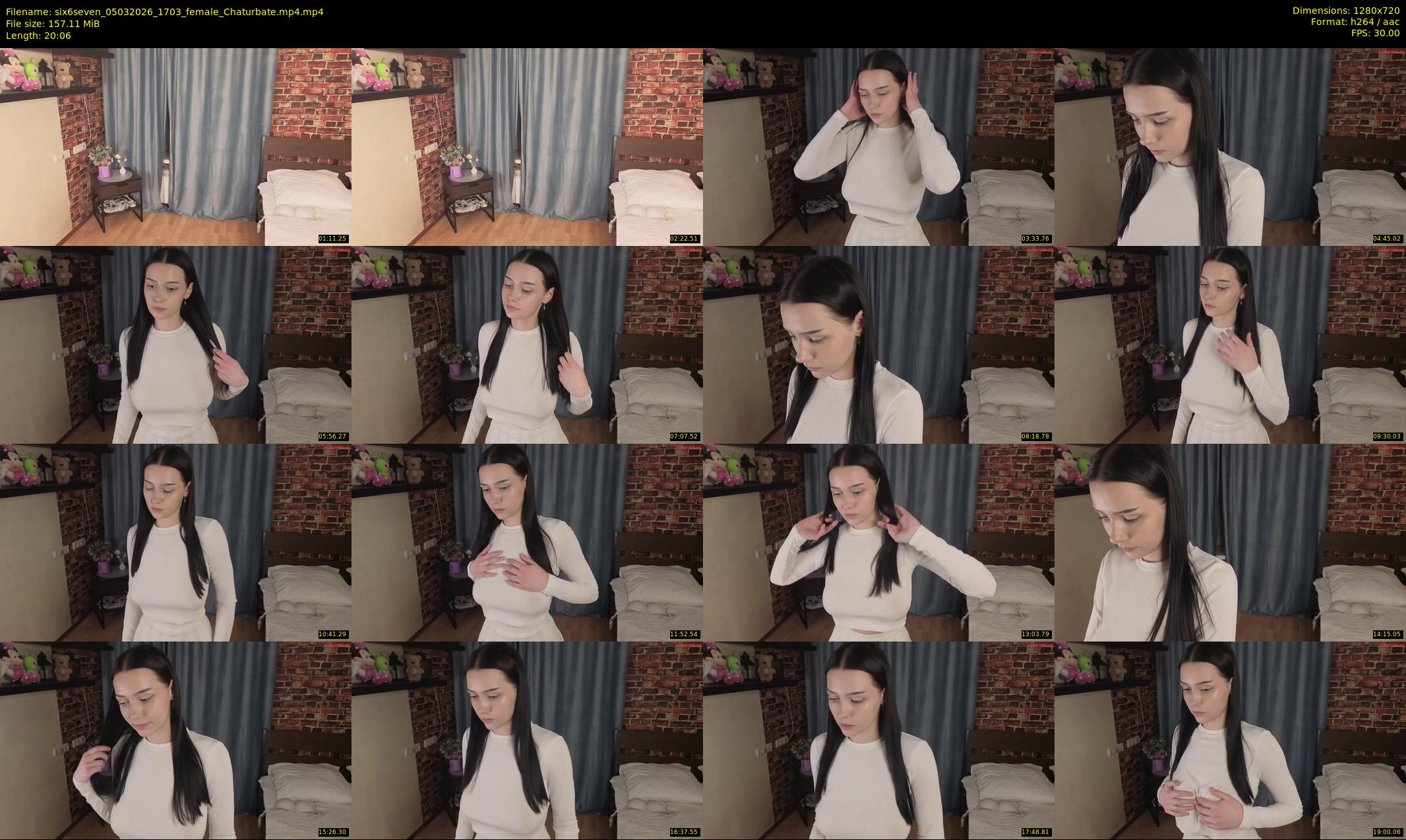 six6seven — 21 minute Chaturbate female cam show recording, 720p, Mar 5, 2026