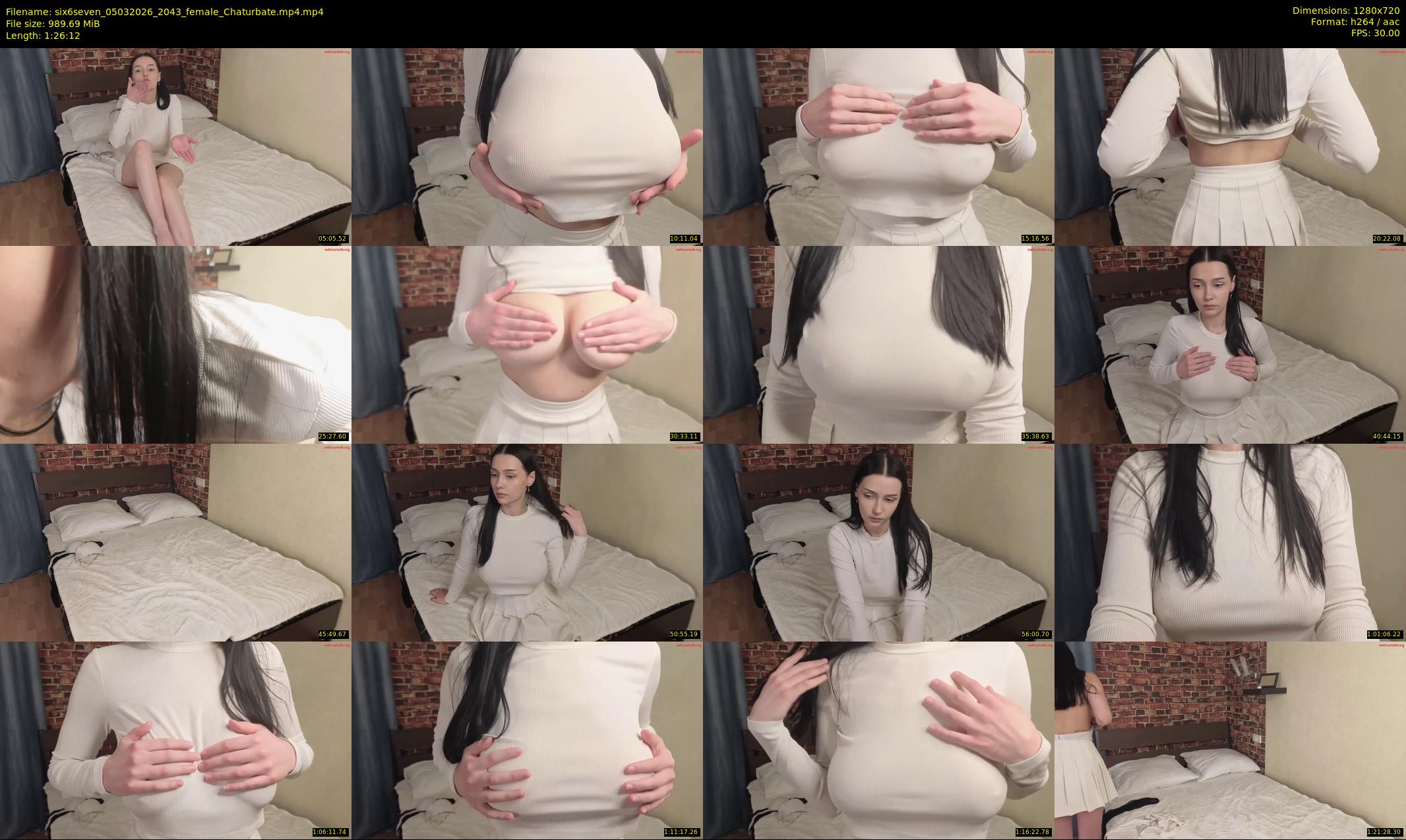 six6seven — 87 minute Chaturbate female cam show recording, 720p, Mar 5, 2026