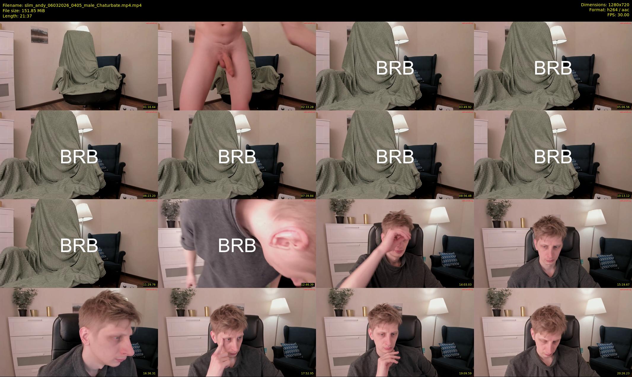 slim_andy — 22 minute Chaturbate male cam show recording, 720p, Mar 6, 2026