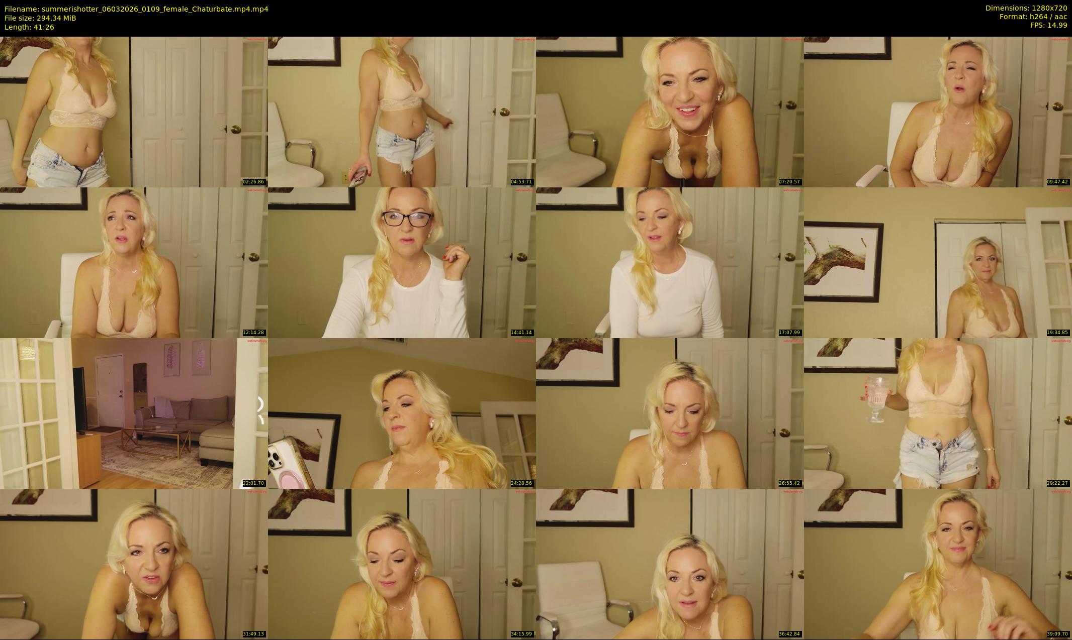 summerishotter — 42 minute Chaturbate female cam show recording, 720p, Mar 6, 2026