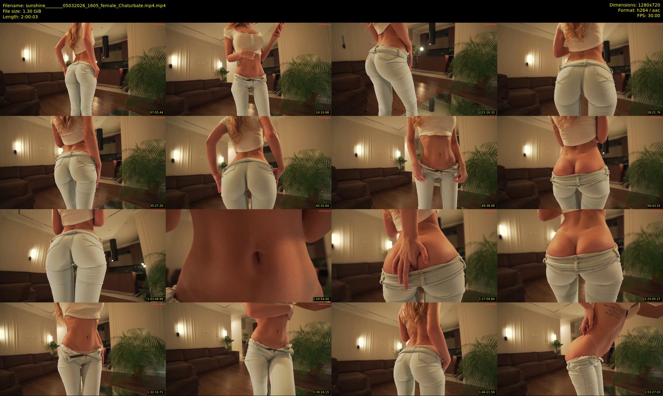 sunshine_______ — 121 minute Chaturbate female cam show recording, 720p, Mar 5, 2026
