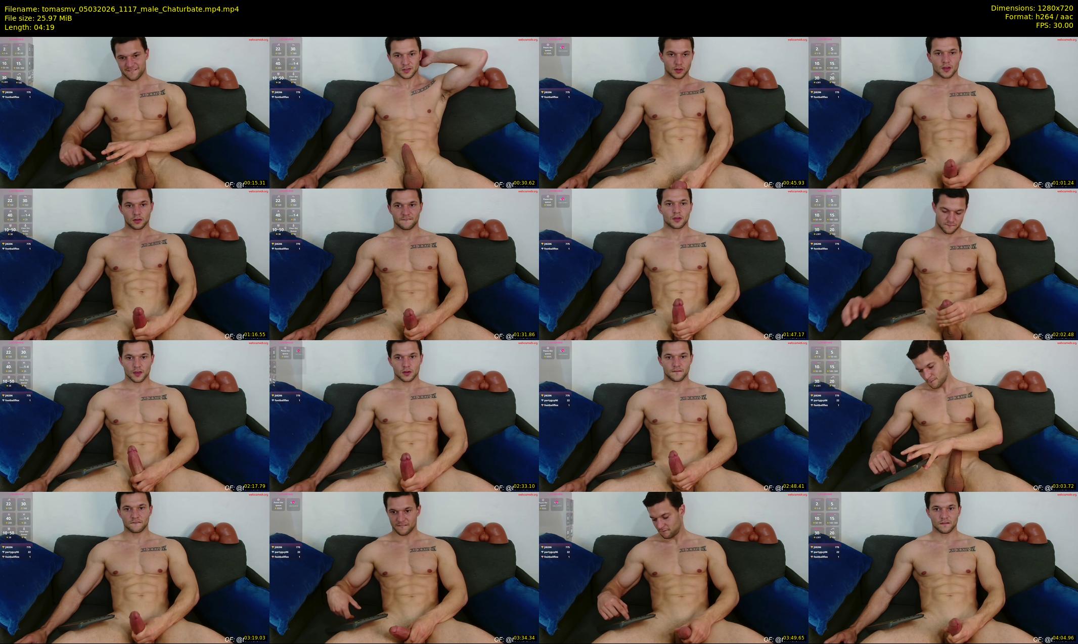 tomasmv — 5 minute Chaturbate male cam show recording, 720p, Mar 5, 2026