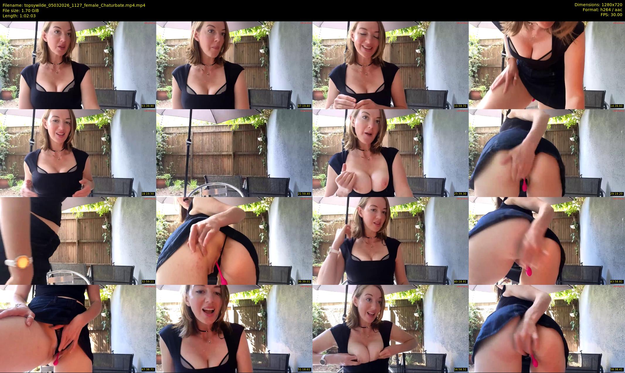 topsywilde — 63 minute Chaturbate female cam show recording, 720p, Mar 5, 2026