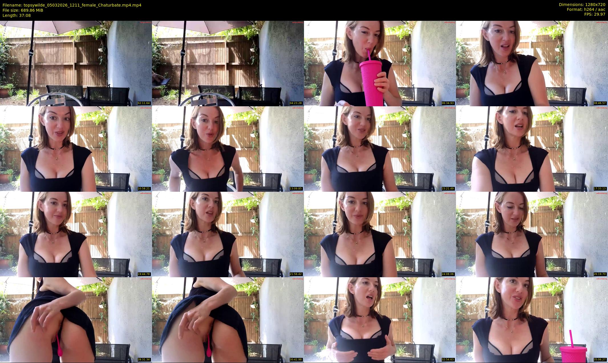 topsywilde — 38 minute Chaturbate female cam show recording, 720p, Mar 5, 2026