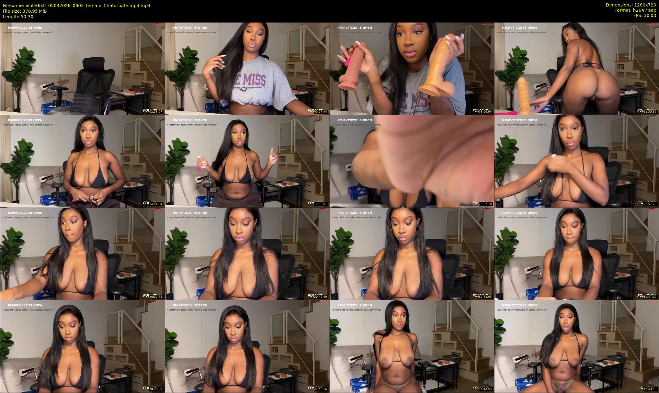 violet6xft — 51 minute Chaturbate female cam show recording, 720p, Mar 5, 2026