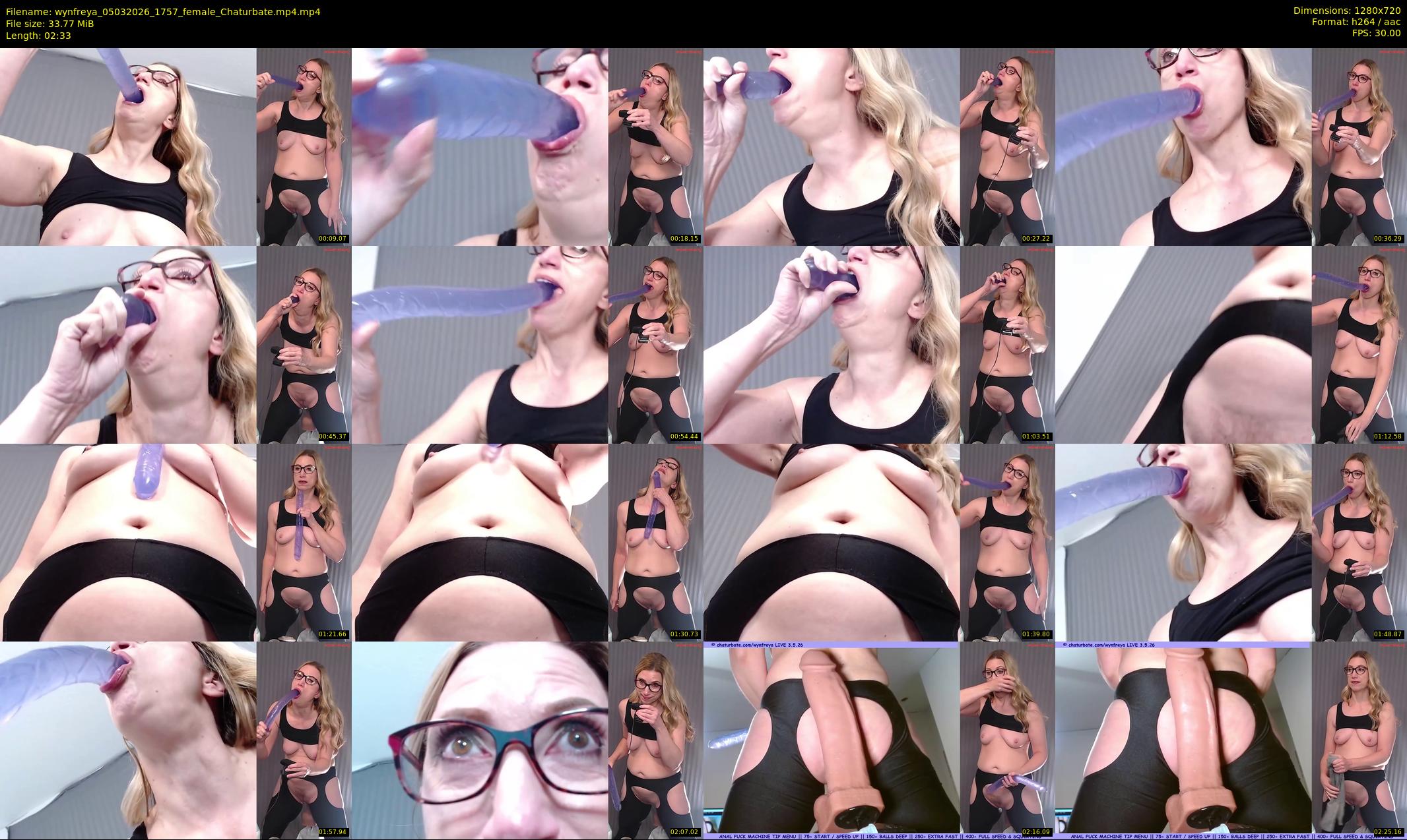 wynfreya — 3 minute Chaturbate female cam show recording, 720p, Mar 5, 2026