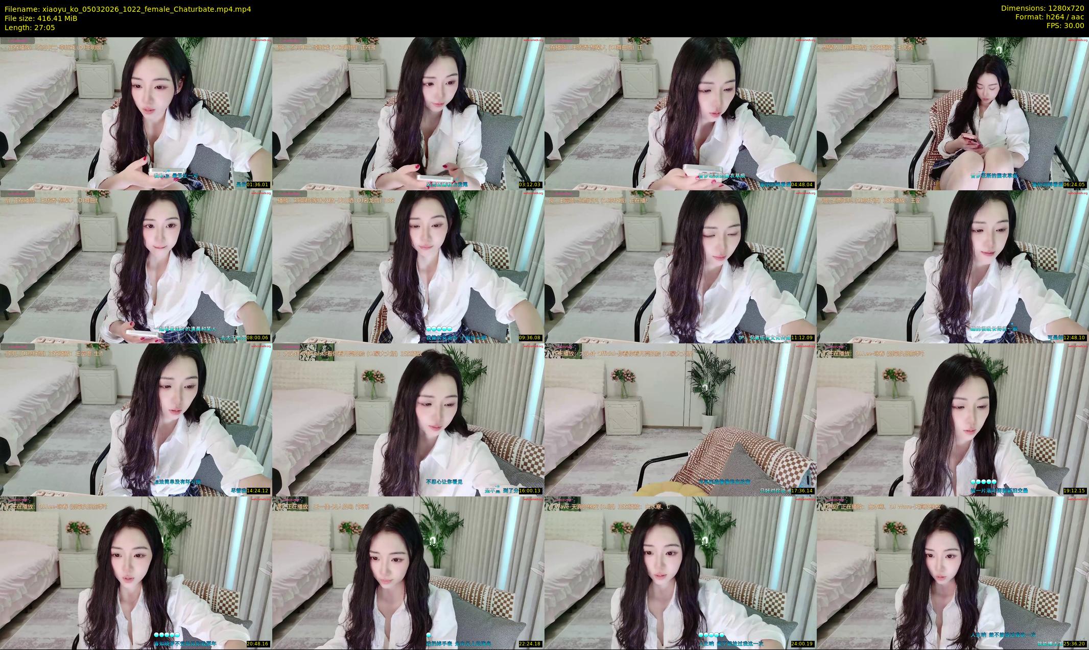 xiaoyu_ko — 28 minute Chaturbate female cam show recording, 720p, Mar 5, 2026