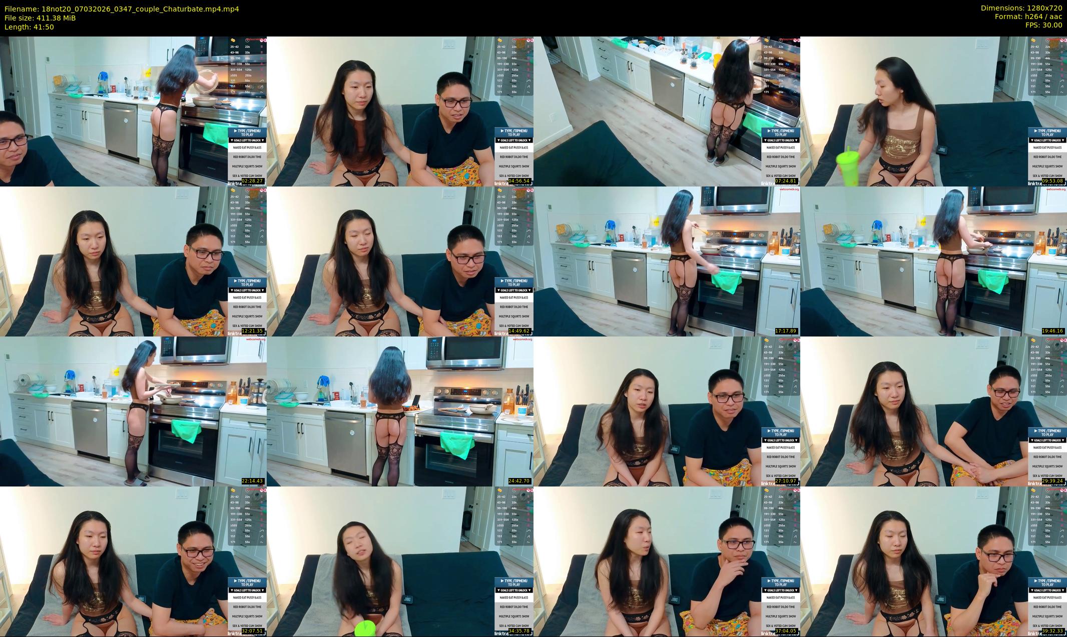 18not20 — 42 minute Chaturbate couple cam show recording, 720p, Mar 7, 2026
