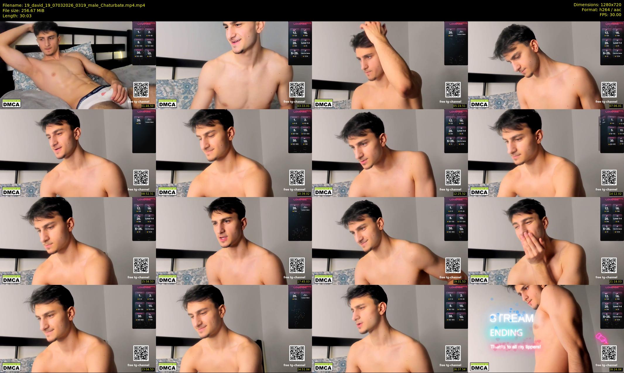 19_david_19 — 31 minute Chaturbate male cam show recording, 720p, Mar 7, 2026