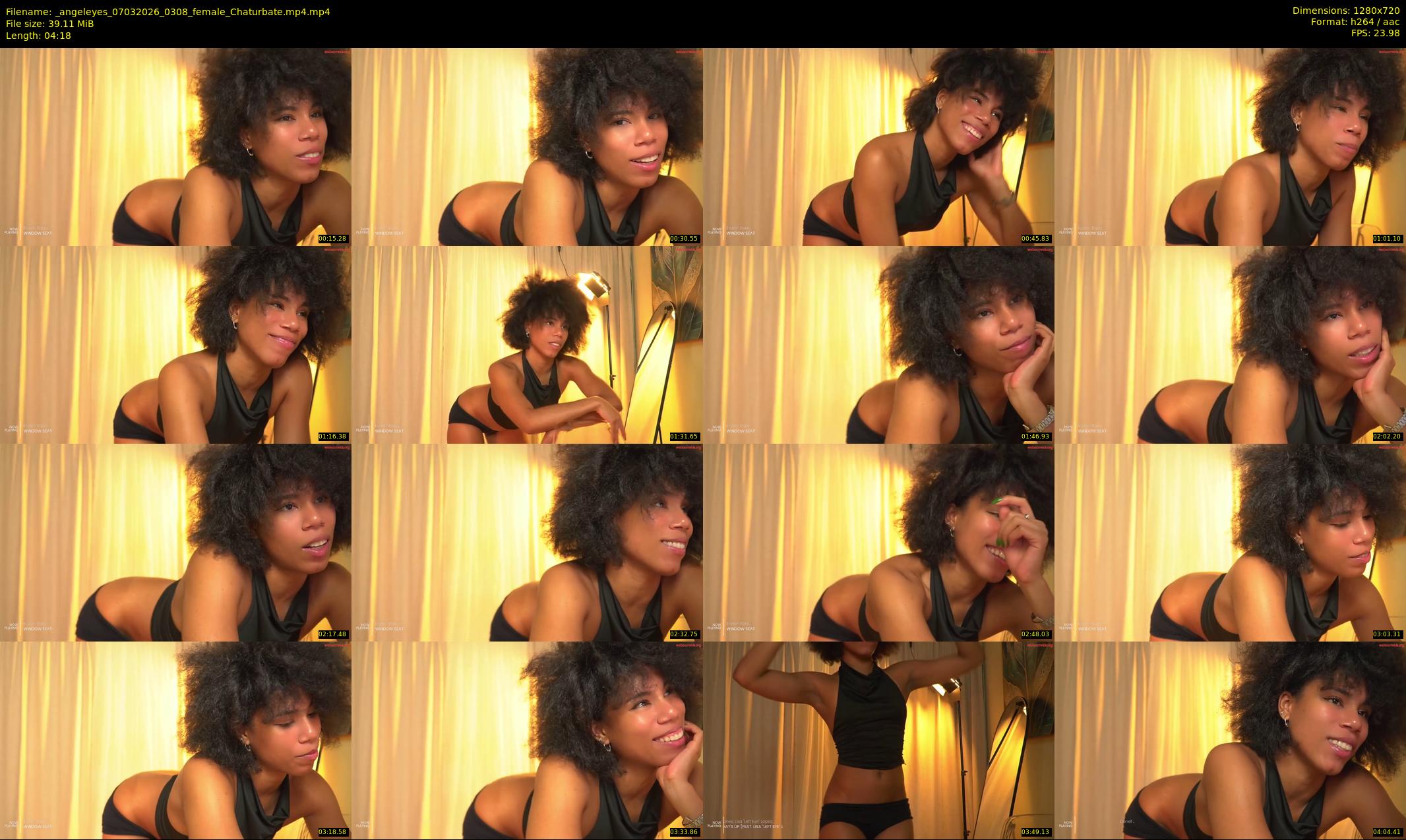 _angeleyes — 5 minute Chaturbate female cam show recording, 720p, Mar 7, 2026