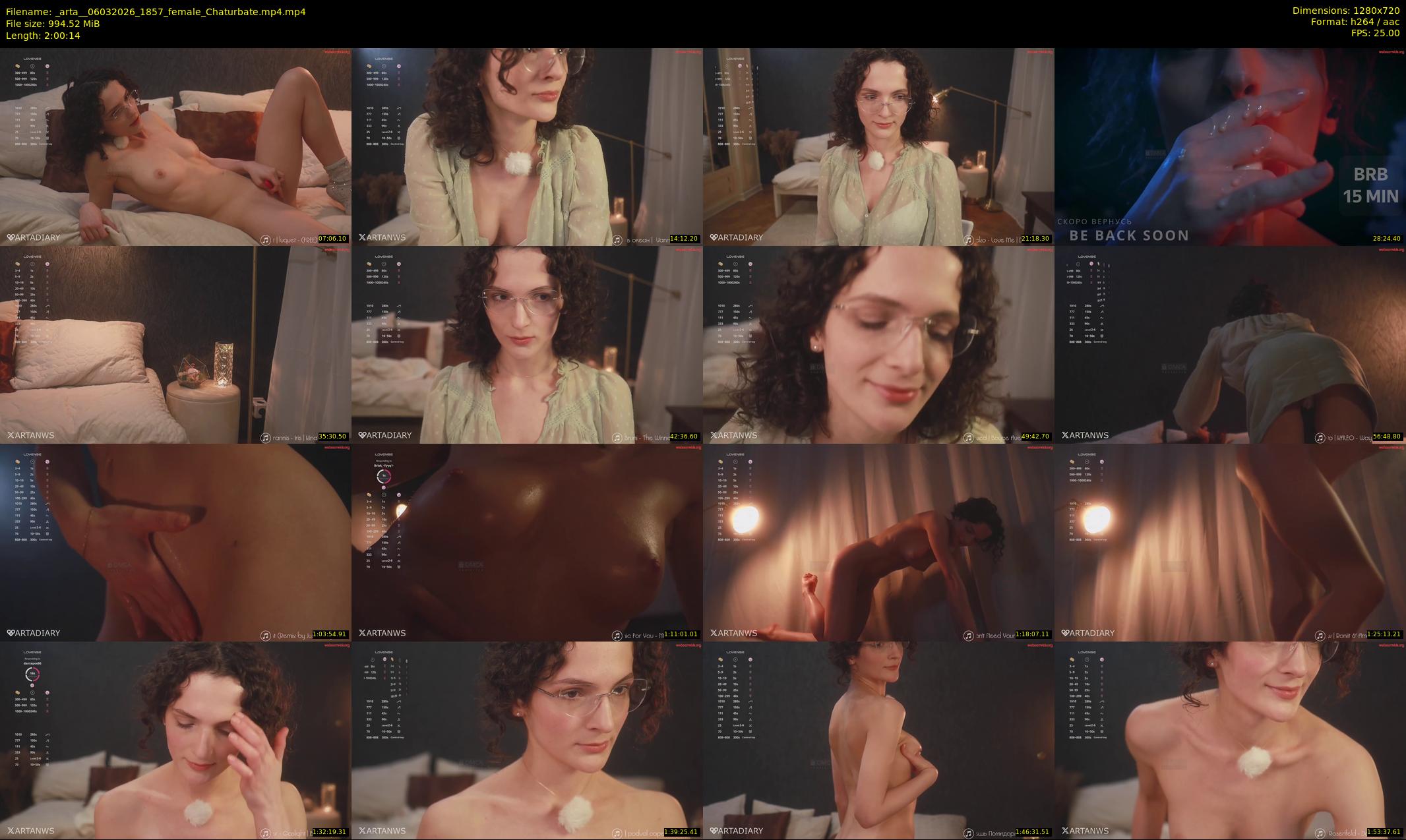 _arta_ — 121 minute Chaturbate female cam show recording, 720p, Mar 6, 2026