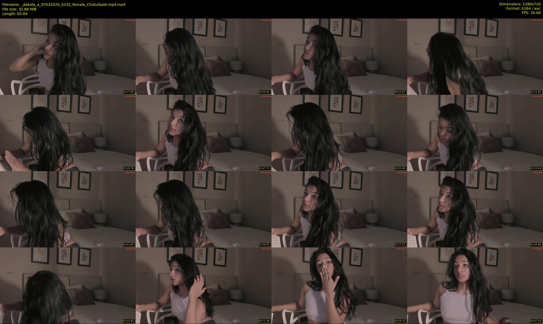 _dakota_a — 6 minute Chaturbate female cam show recording, 720p, Mar 7, 2026