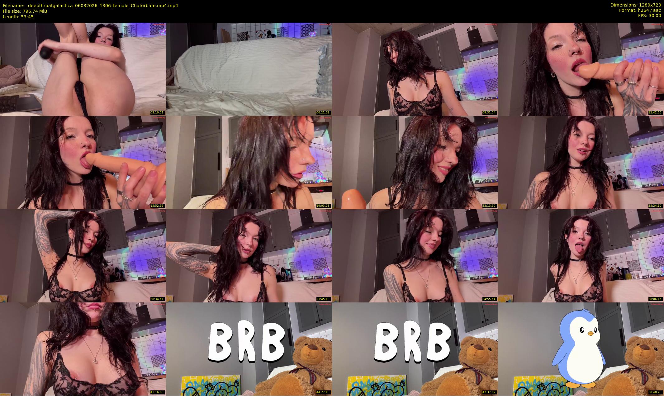 _deepthroatgalactica — 54 minute Chaturbate couple cam show recording, 720p, Mar 6, 2026