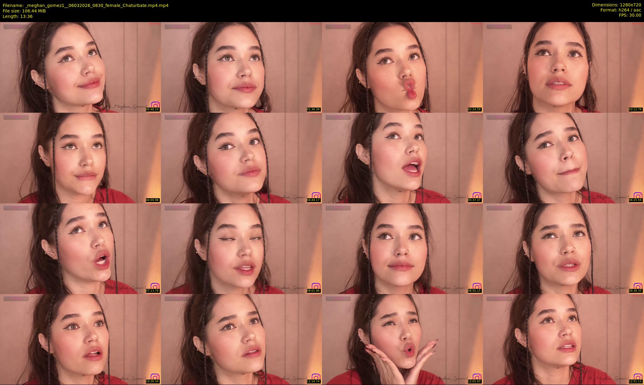 _meghan_gomez1_ — 14 minute Chaturbate female cam show recording, 720p, Mar 6, 2026