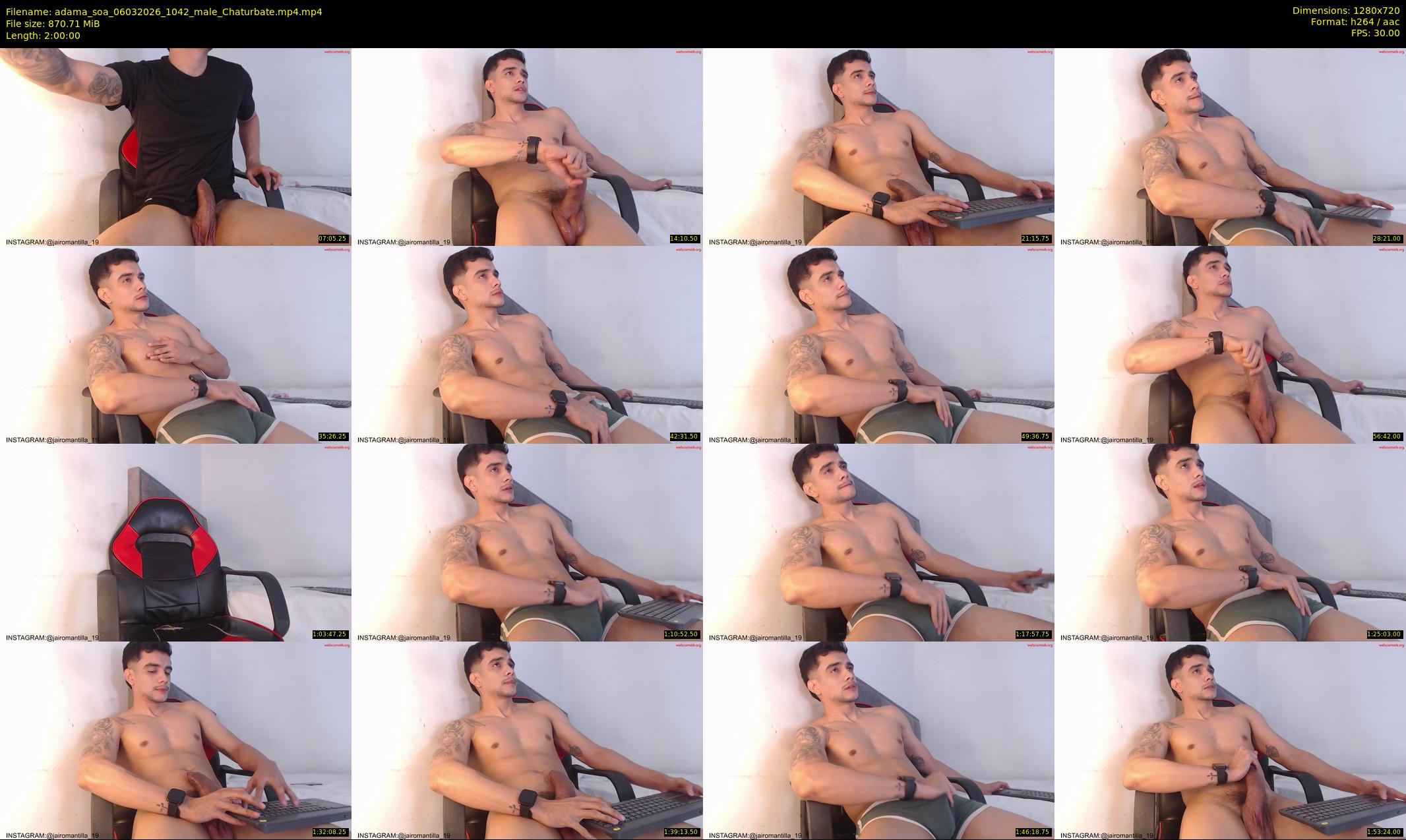 adama_soa — 120 minute Chaturbate male cam show recording, 720p, Mar 6, 2026