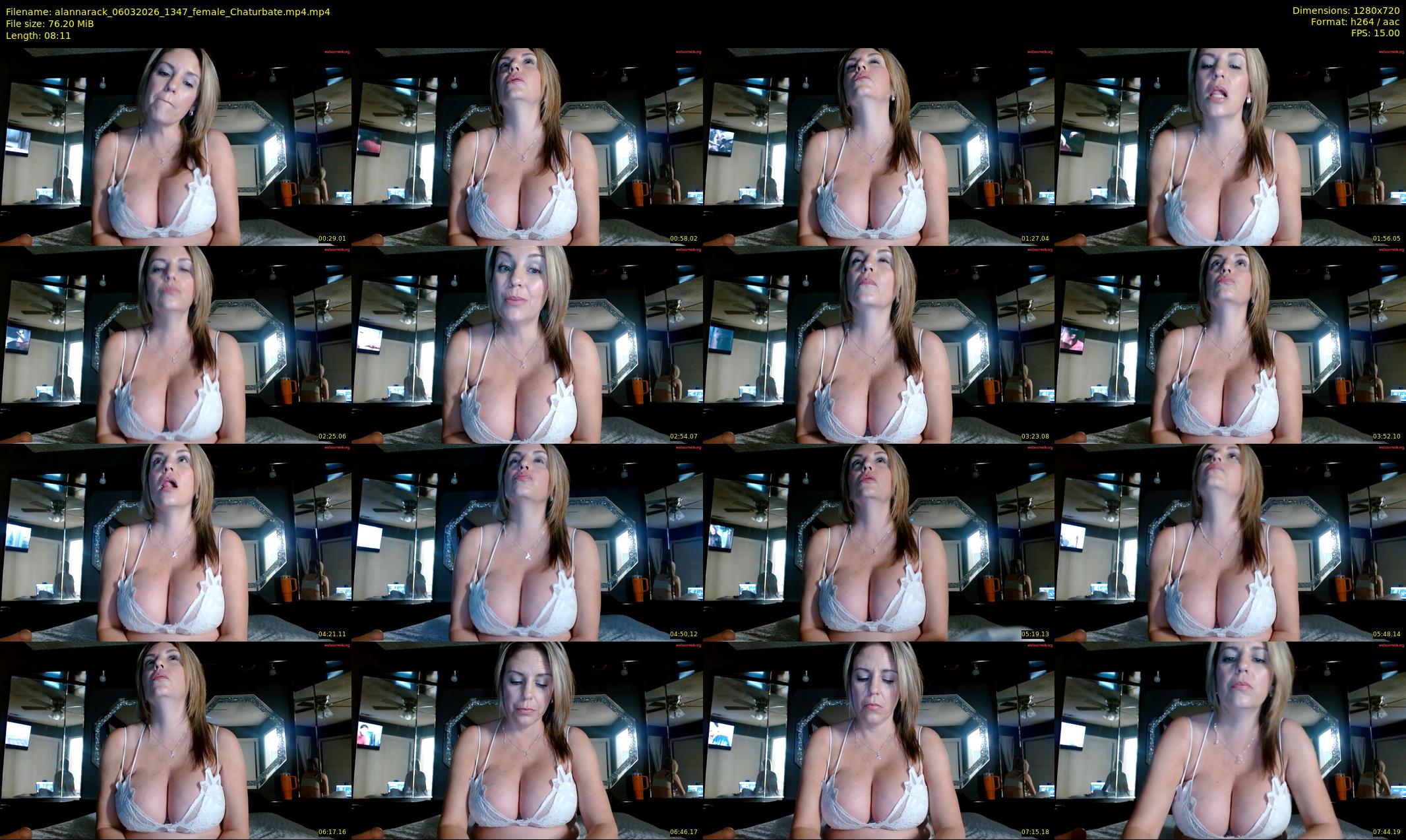 alannarack — 9 minute Chaturbate female cam show recording, 720p, Mar 6, 2026