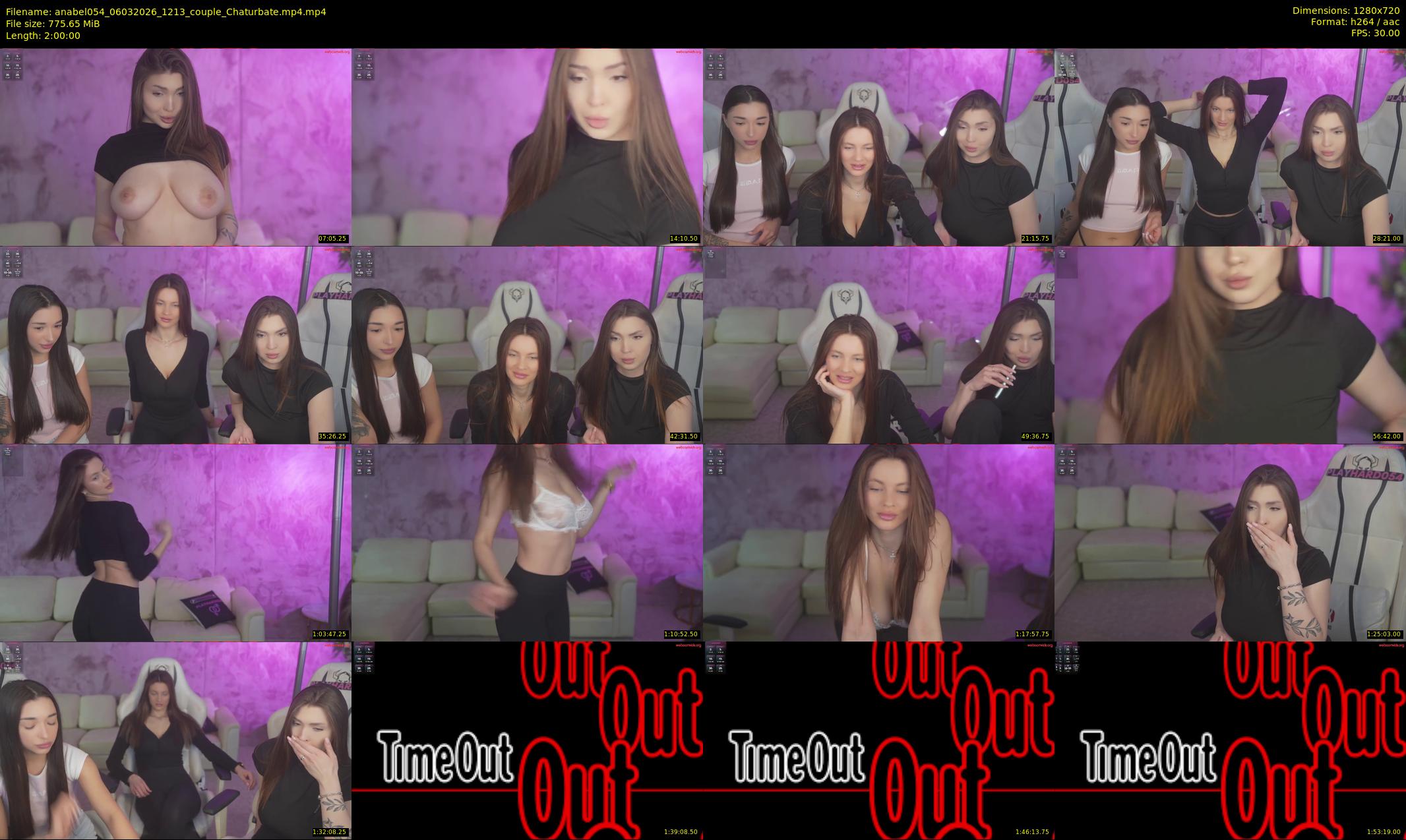 anabel054 — 120 minute Chaturbate female cam show recording, 720p, Mar 6, 2026