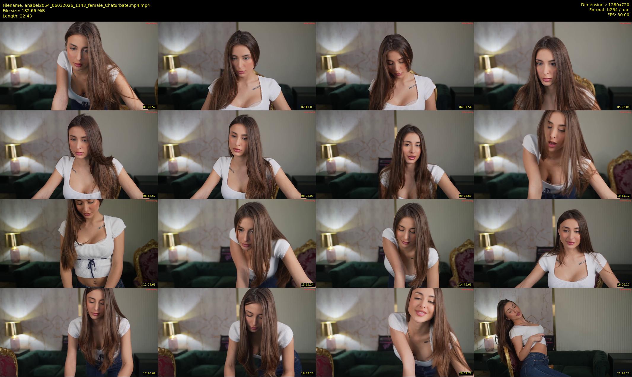 anabel2054 — 23 minute Chaturbate female cam show recording, 720p, Mar 6, 2026