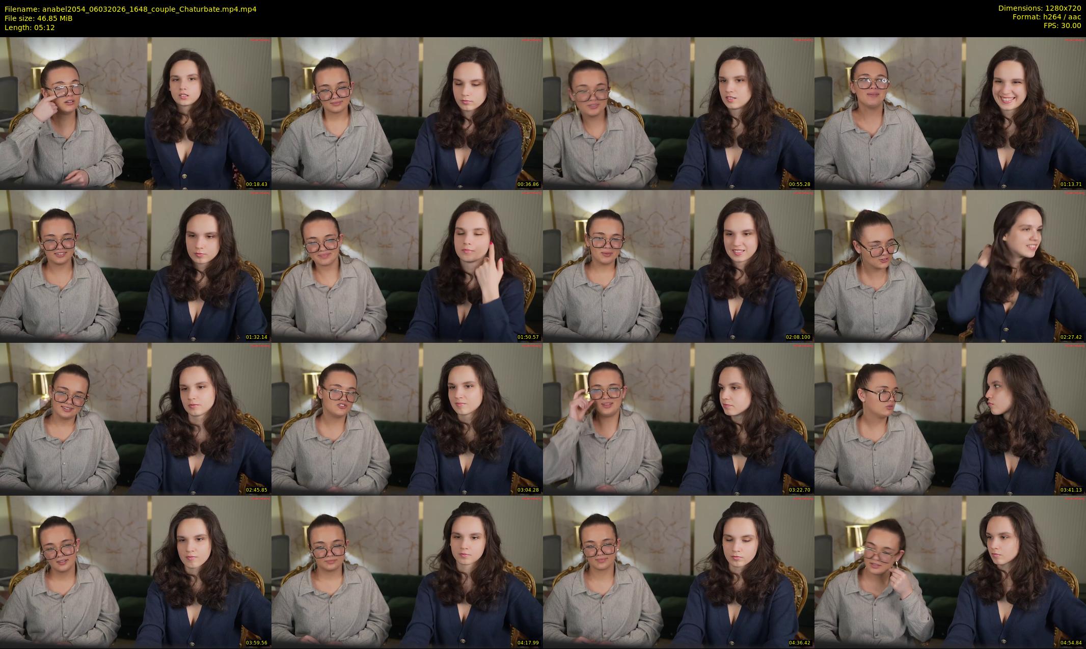anabel2054 — 6 minute Chaturbate female cam show recording, 720p, Mar 6, 2026