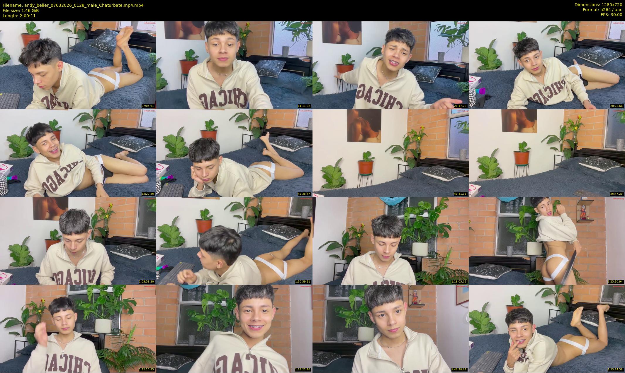 andy_belier — 121 minute Chaturbate male cam show recording, 720p, Mar 7, 2026