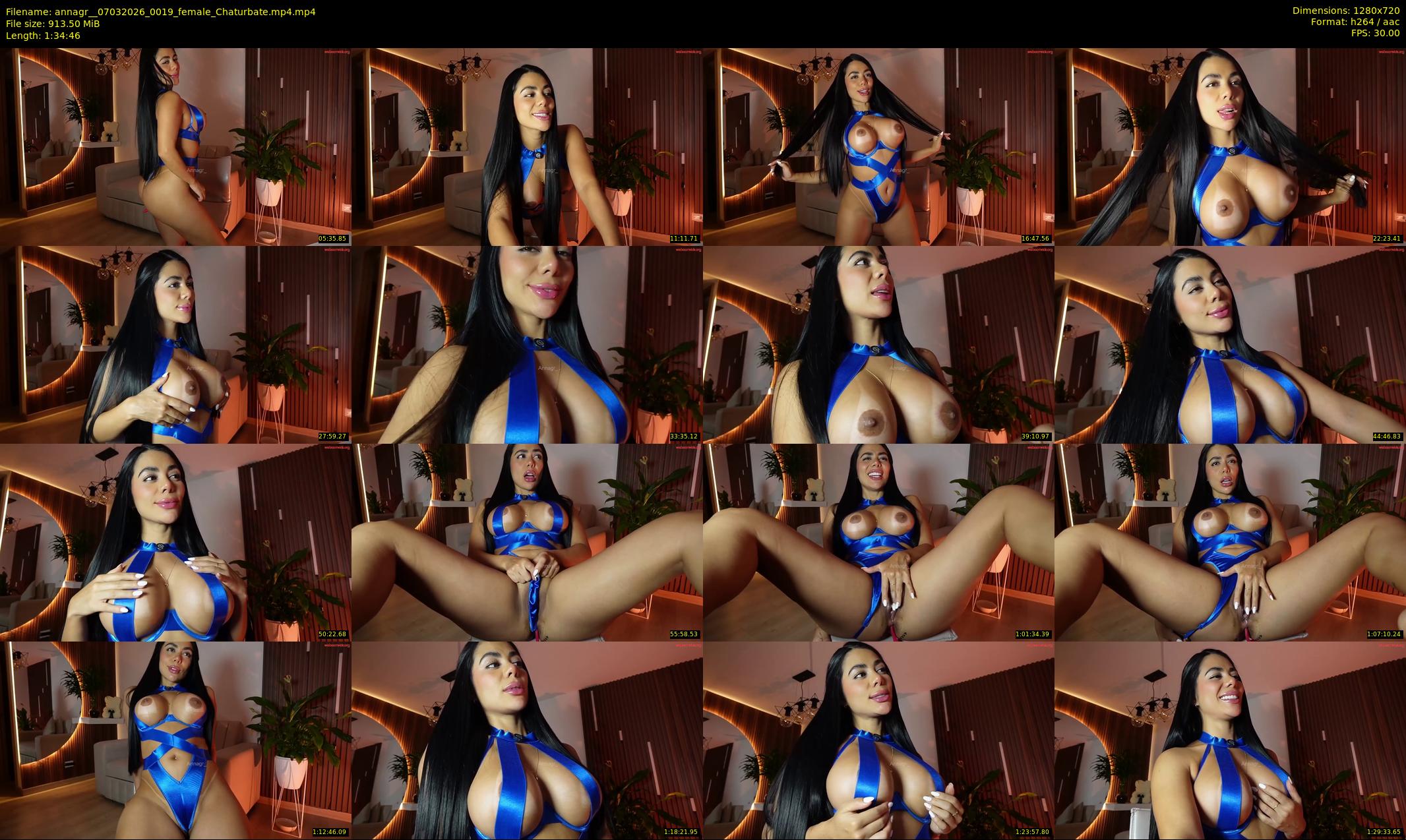 annagr_ — 95 minute Chaturbate female cam show recording, 720p, Mar 7, 2026