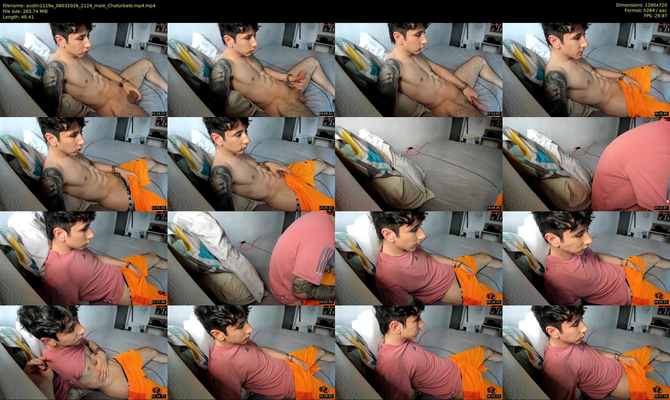 austin1119a — 41 minute Chaturbate male cam show recording, 720p, Mar 6, 2026