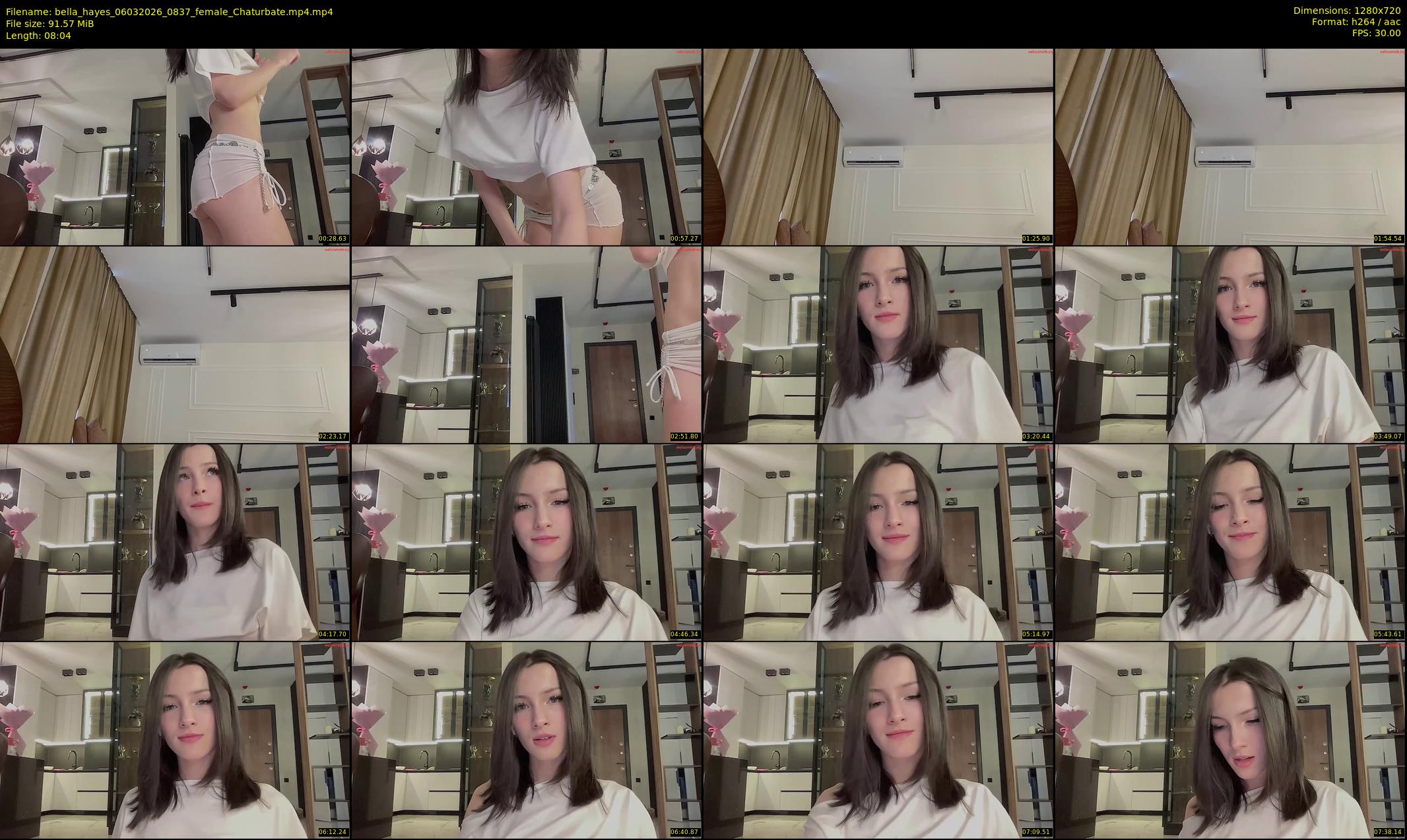 bella_hayes — 9 minute Chaturbate female cam show recording, 720p, Mar 6, 2026