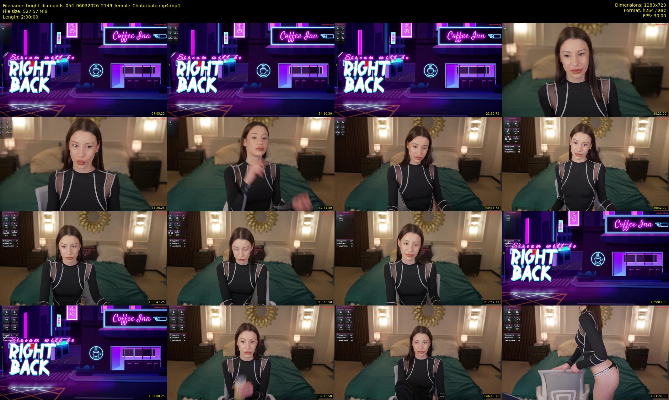 bright_diamonds_054 — 120 minute Chaturbate couple cam show recording, 720p, Mar 6, 2026