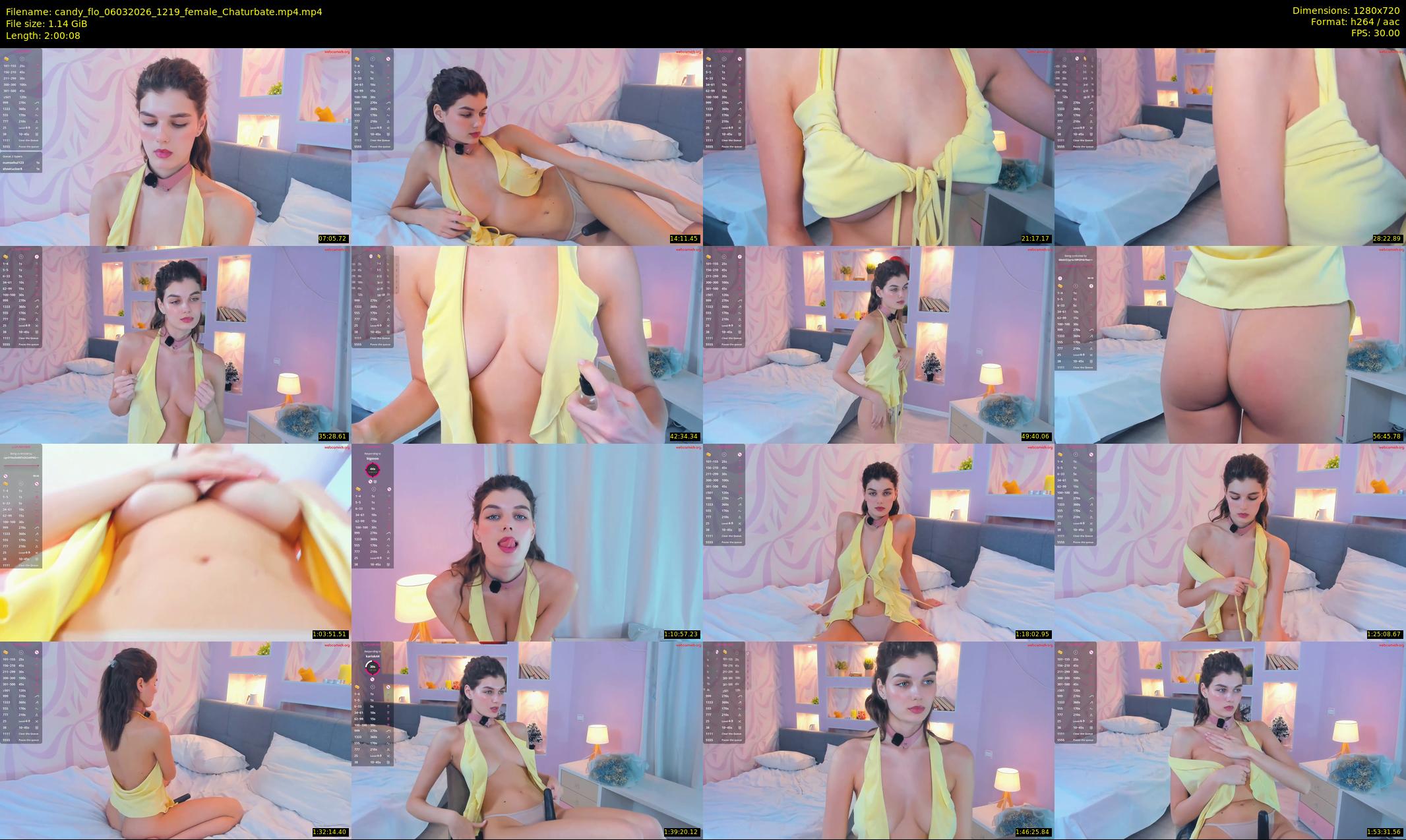 candy_flo — 121 minute Chaturbate female cam show recording, 720p, Mar 6, 2026