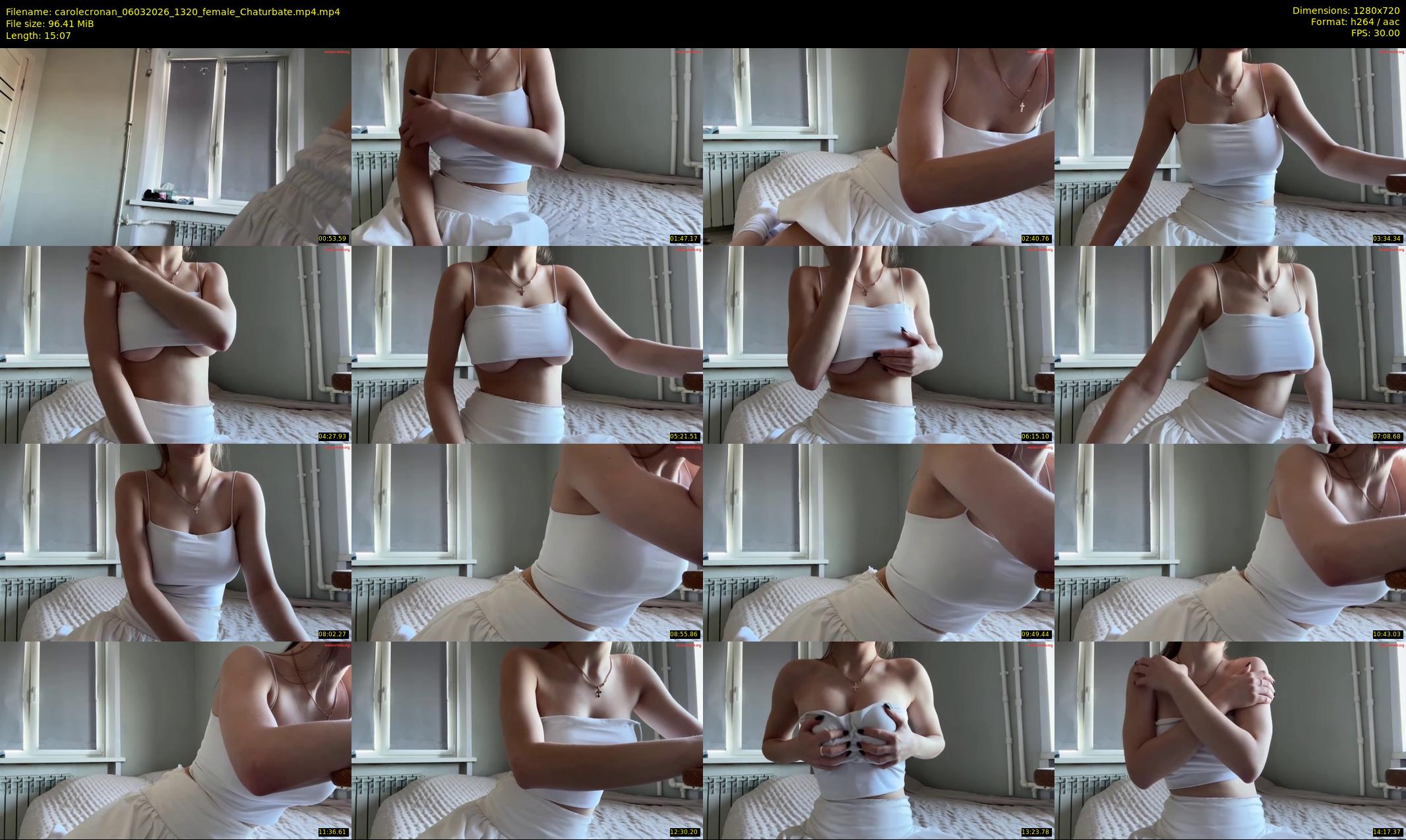 carolecronan — 16 minute Chaturbate female cam show recording, 720p, Mar 6, 2026