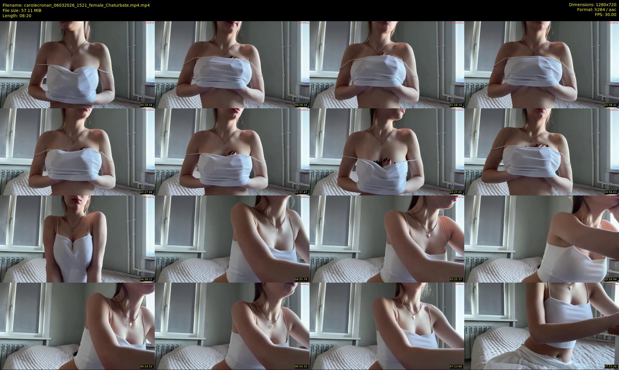 carolecronan — 9 minute Chaturbate female cam show recording, 720p, Mar 6, 2026