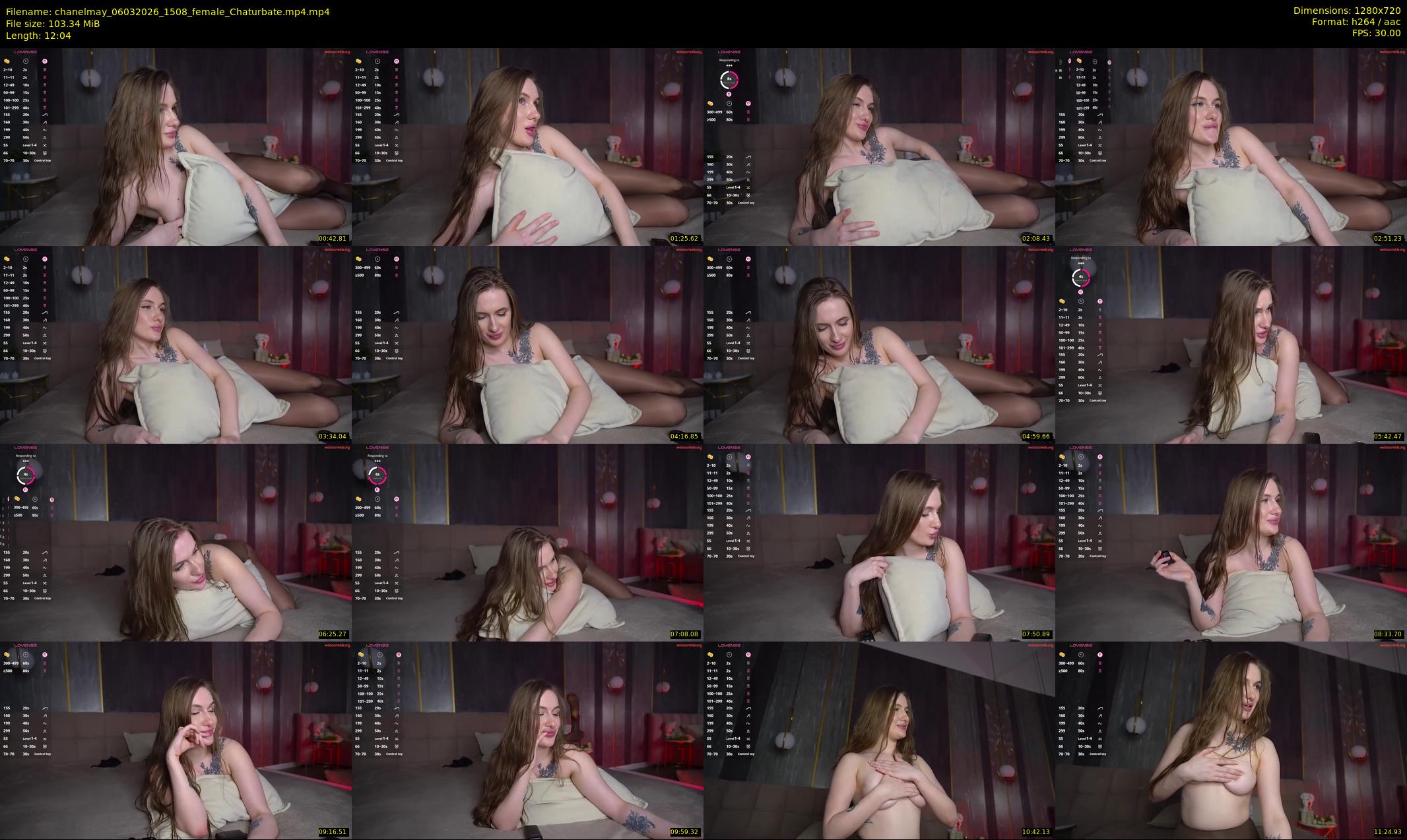chanelmay — 13 minute Chaturbate female cam show recording, 720p, Mar 6, 2026
