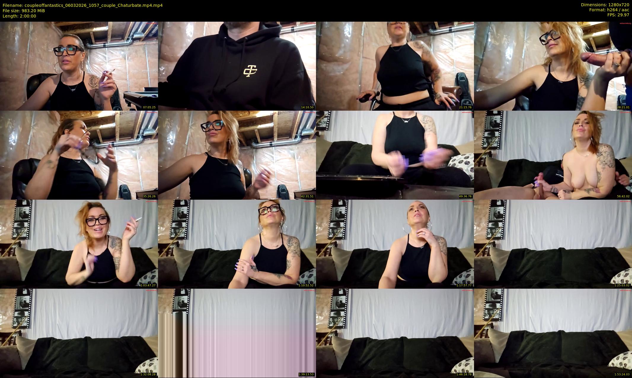 coupleoffantastics — 120 minute Chaturbate couple cam show recording, 720p, Mar 6, 2026