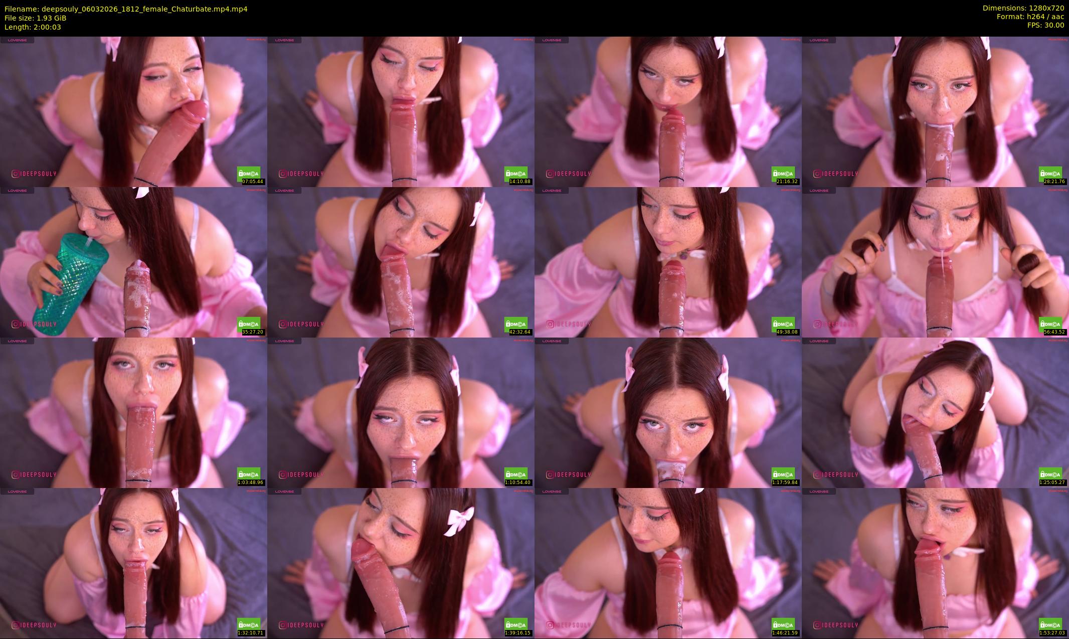 deepsouly — 121 minute Chaturbate female cam show recording, 720p, Mar 6, 2026