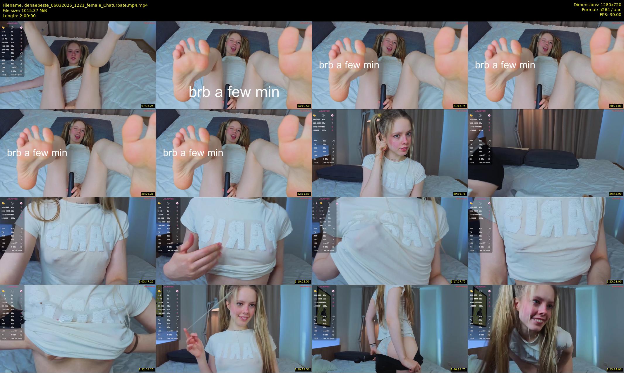 denaebeste — 120 minute Chaturbate female cam show recording, 720p, Mar 6, 2026