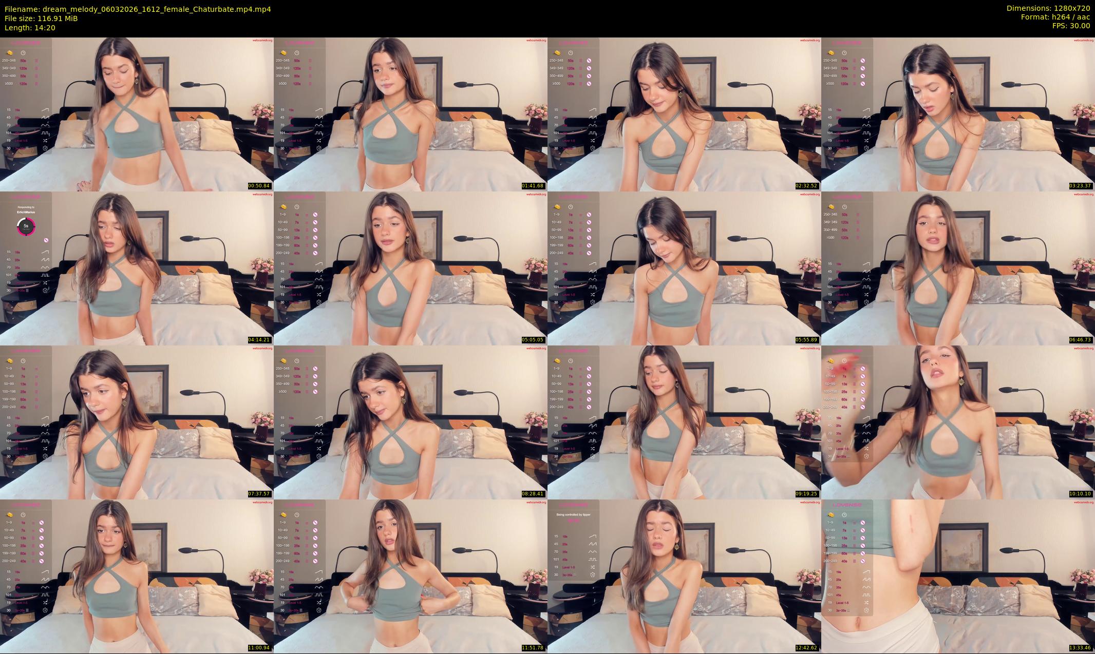 dream_melody — 15 minute Chaturbate female cam show recording, 720p, Mar 6, 2026