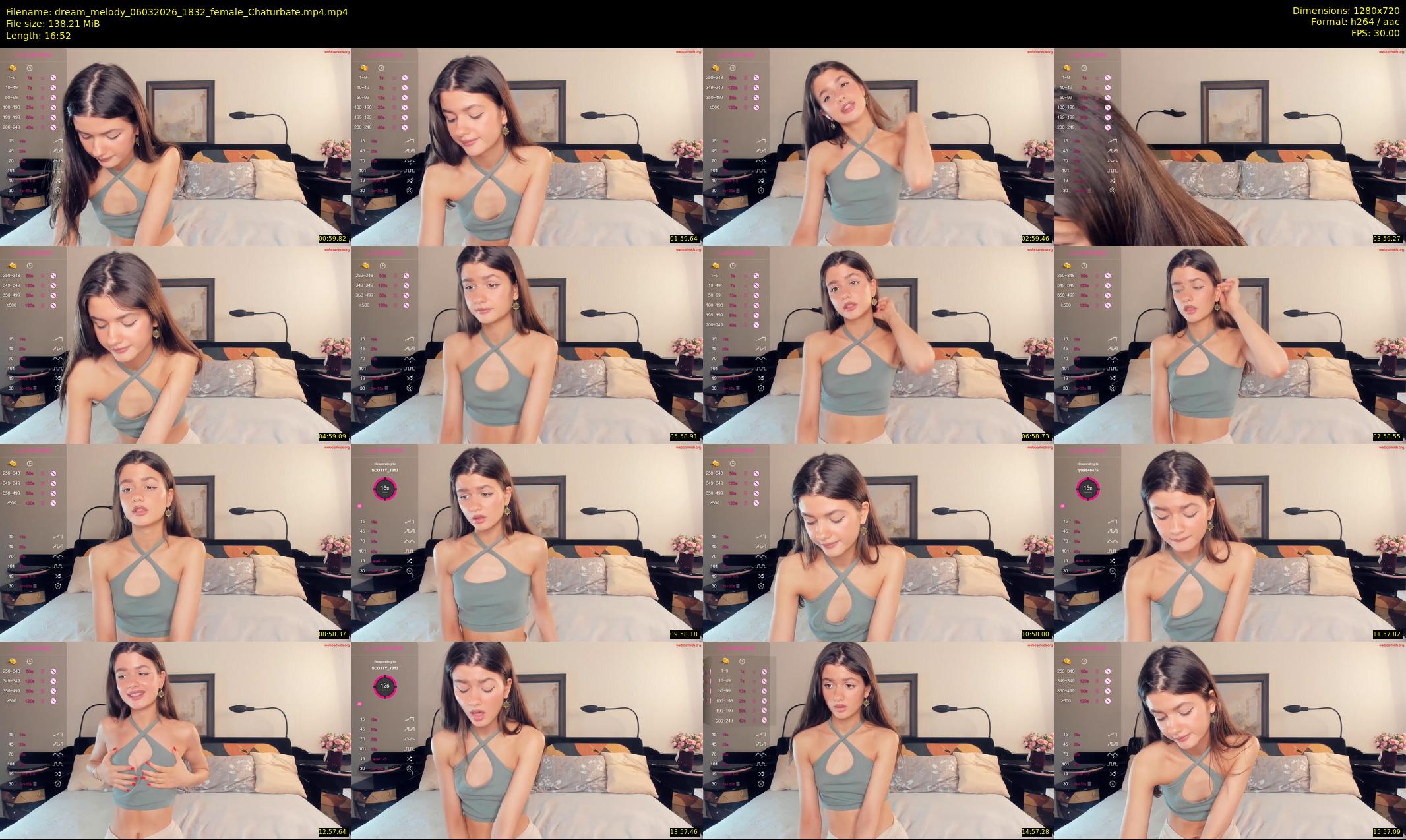 dream_melody — 17 minute Chaturbate female cam show recording, 720p, Mar 6, 2026