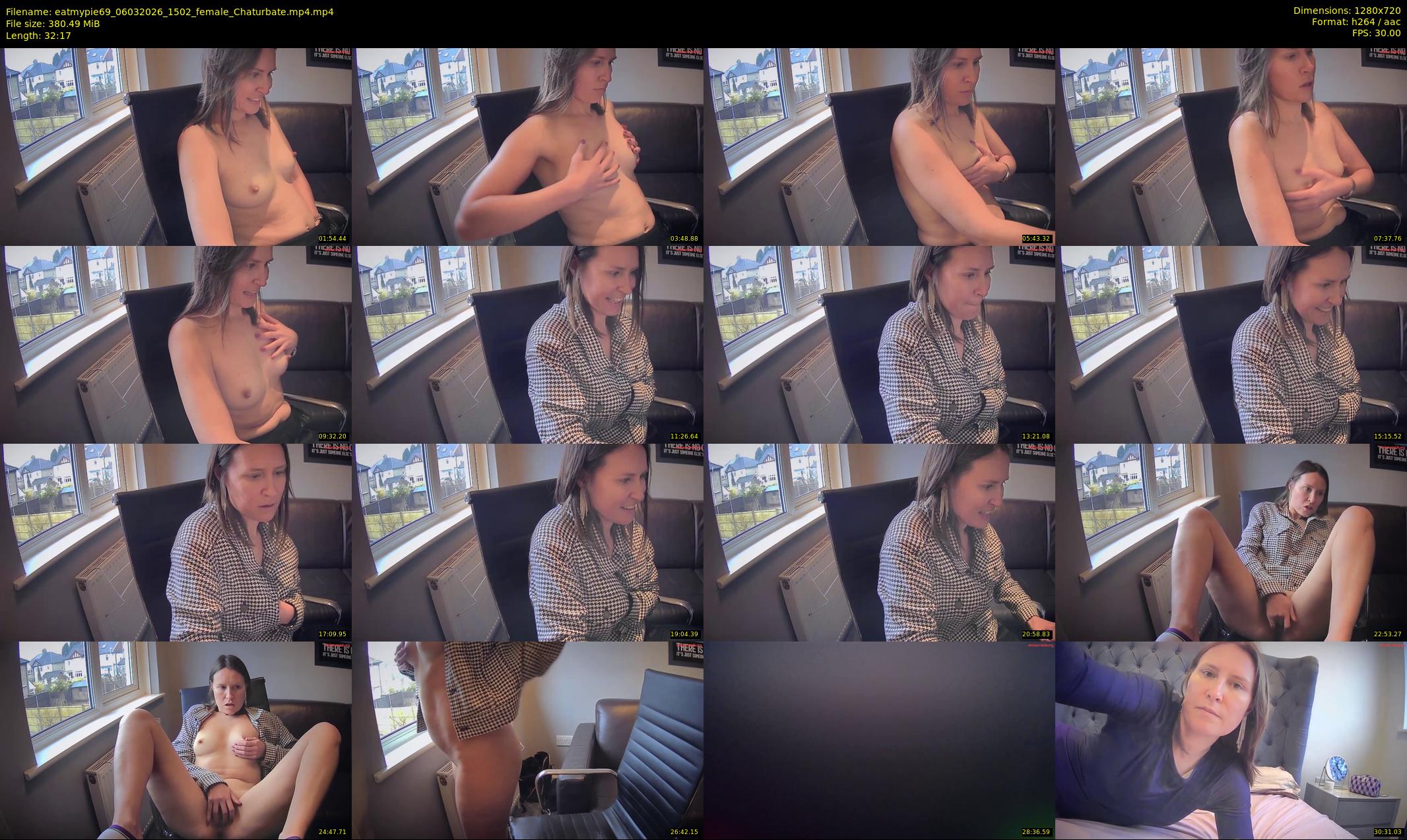 eatmypie69 — 33 minute Chaturbate female cam show recording, 720p, Mar 6, 2026
