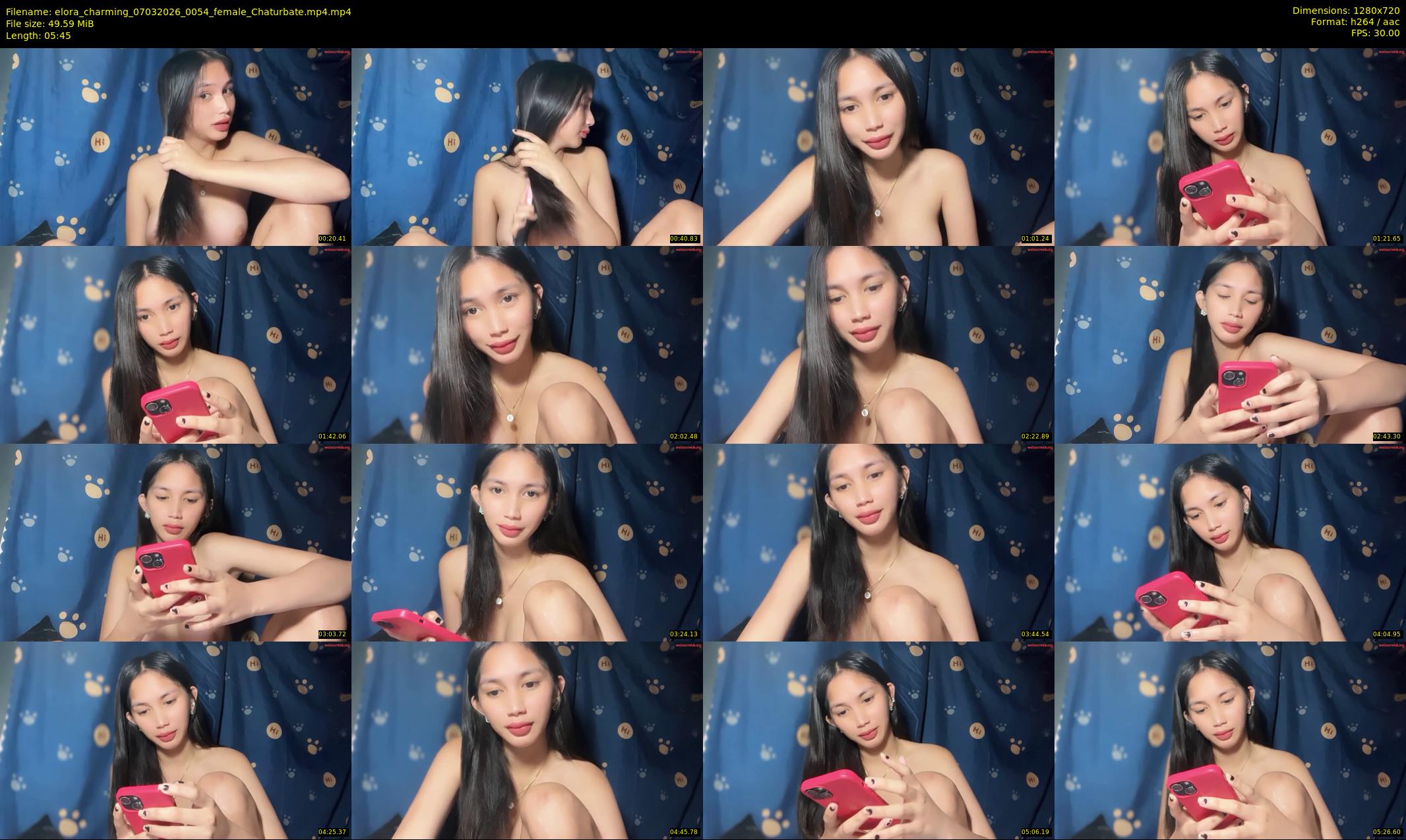 elora_charming — 6 minute Chaturbate female cam show recording, 720p, Mar 7, 2026