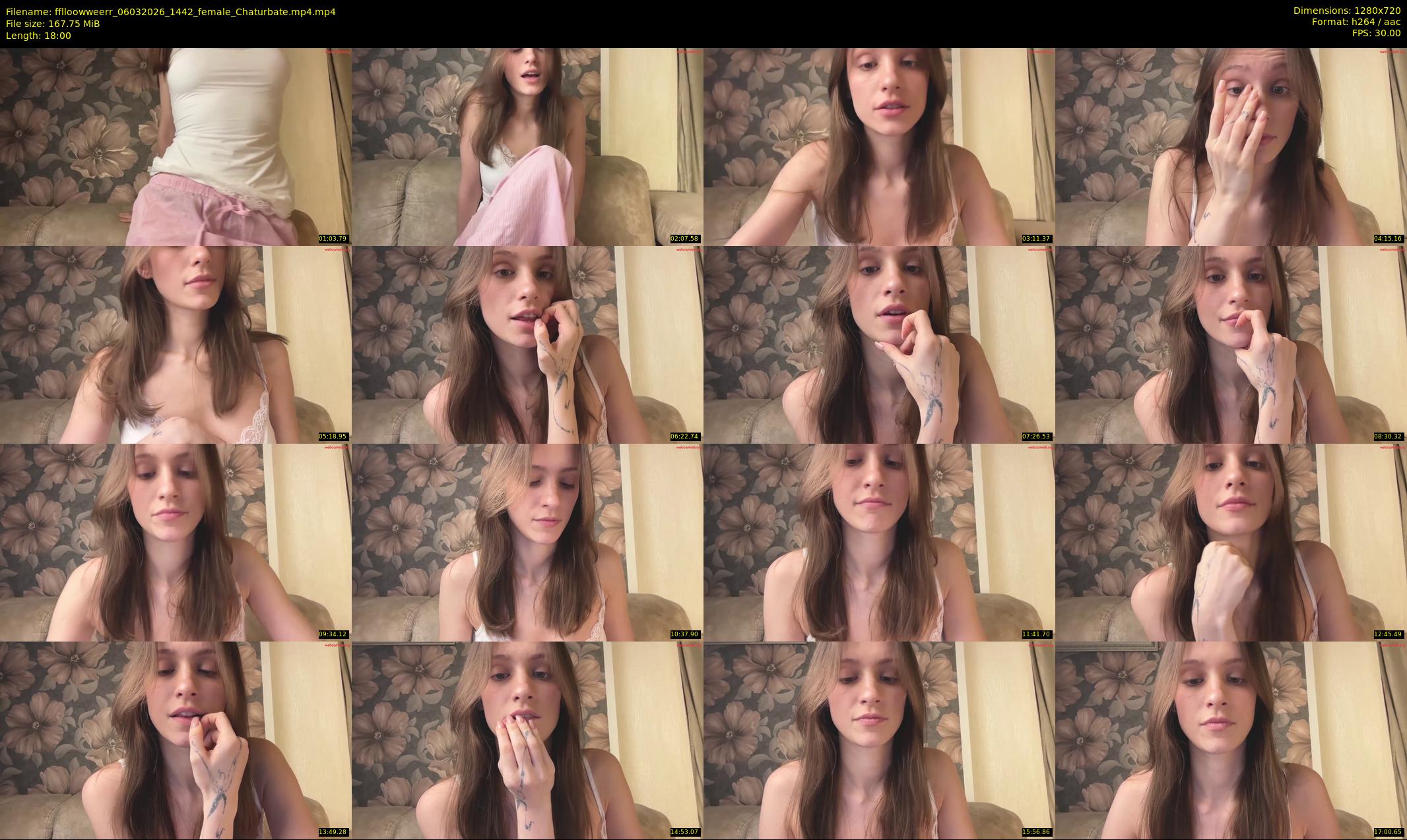 fflloowweerr — 18 minute Chaturbate couple cam show recording, 720p, Mar 6, 2026