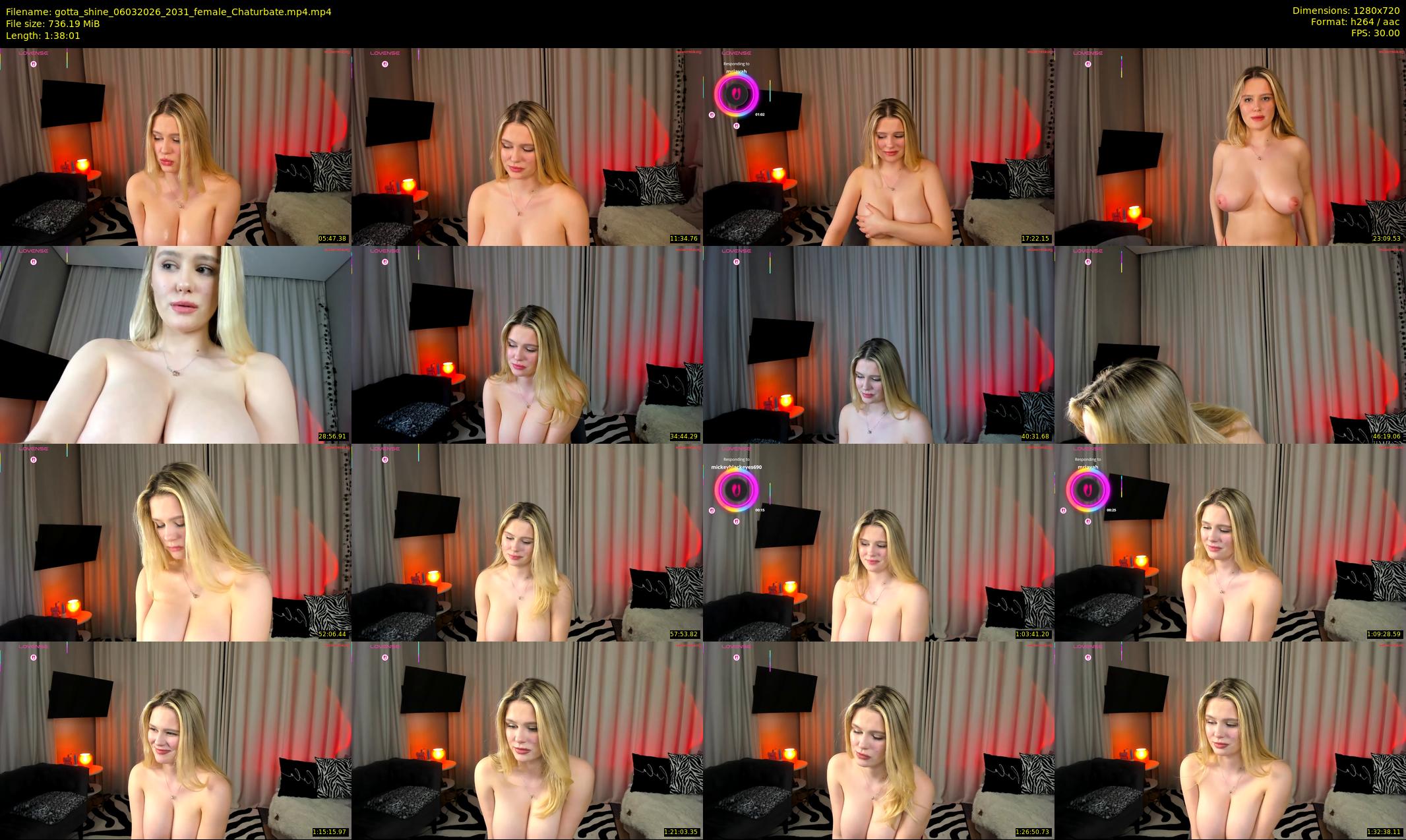 gotta_shine — 99 minute Chaturbate female cam show recording, 720p, Mar 6, 2026