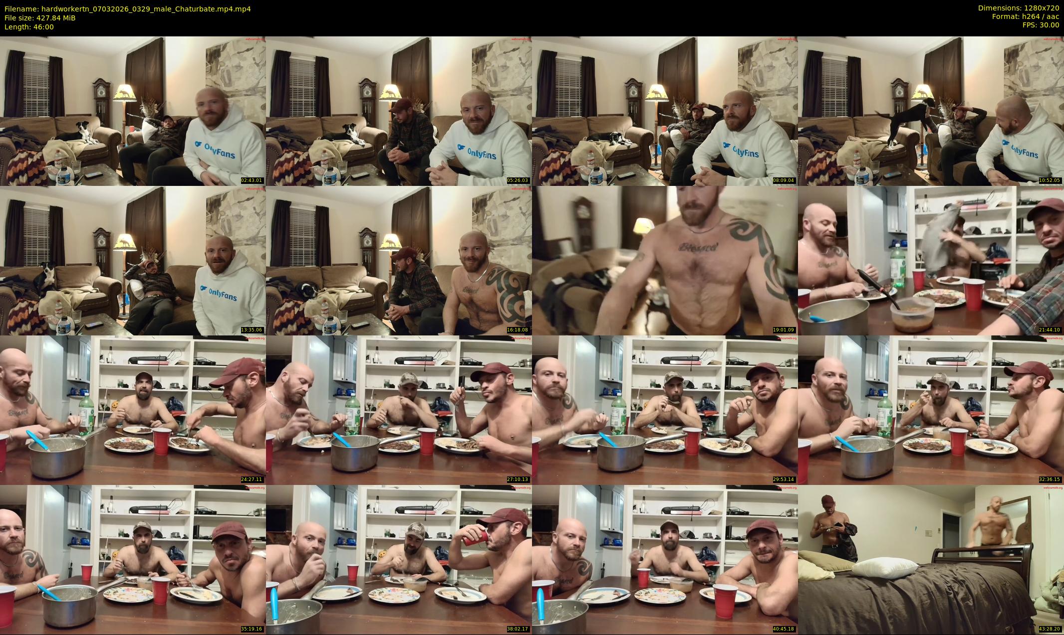 hardworkertn — 46 minute Chaturbate male cam show recording, 720p, Mar 7, 2026